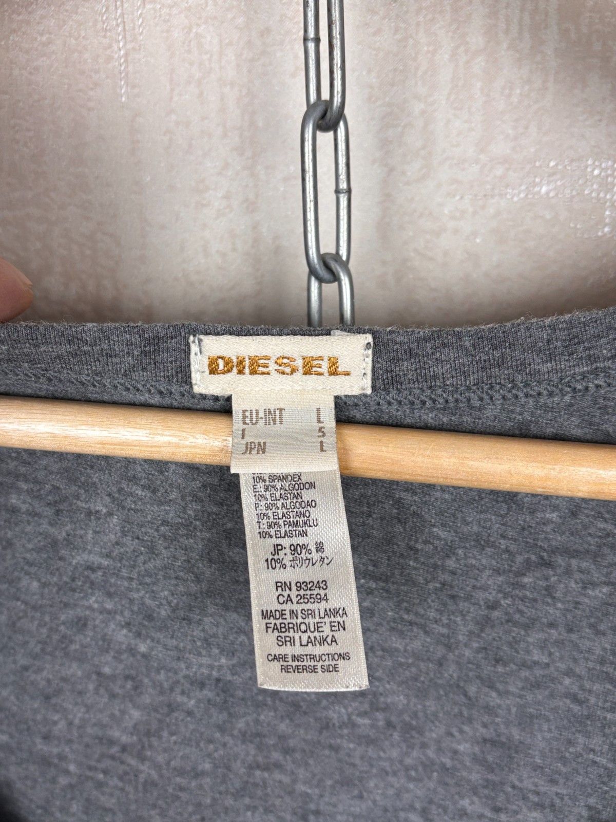 Diesel Vintage Diesel Big Logo Punk Tank Top Sleeveless Size US L / EU 52-54 / 3 - 8 Thumbnail