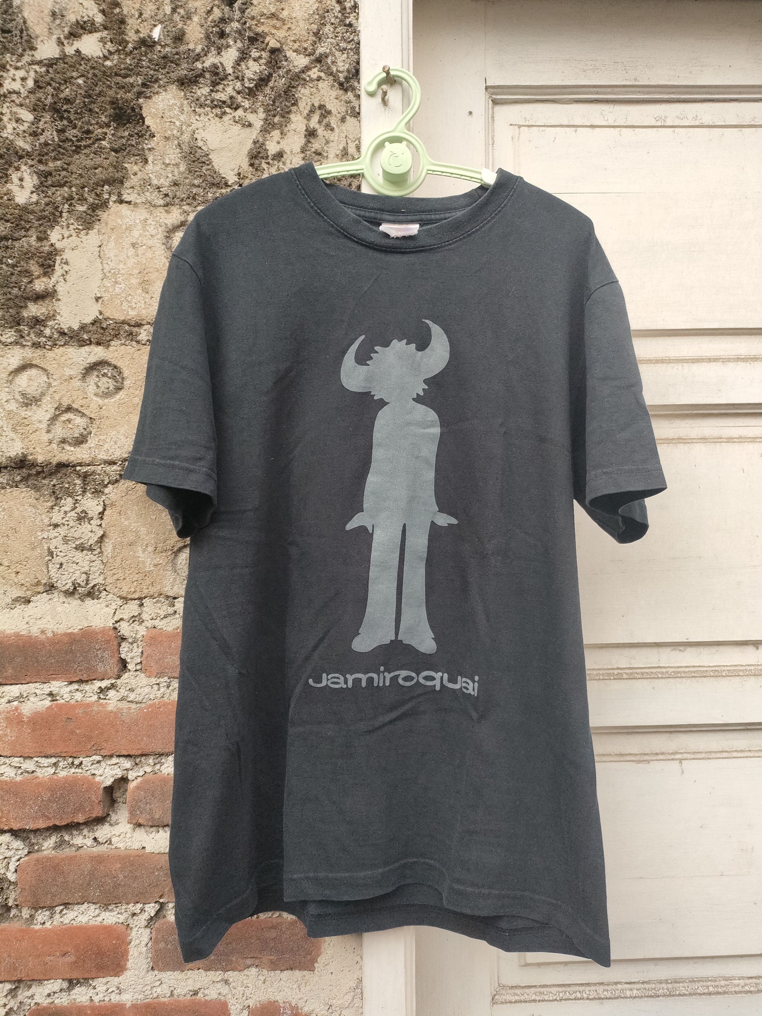 image of Jamiroquai - Logo Band Tshirt in Black, Men's (Size Medium)