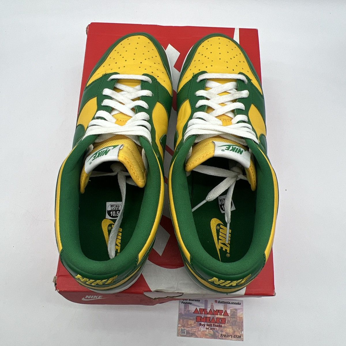 Nike Nike dunk low Brazil Size US 10.5 / EU 43-44 - 7 Thumbnail