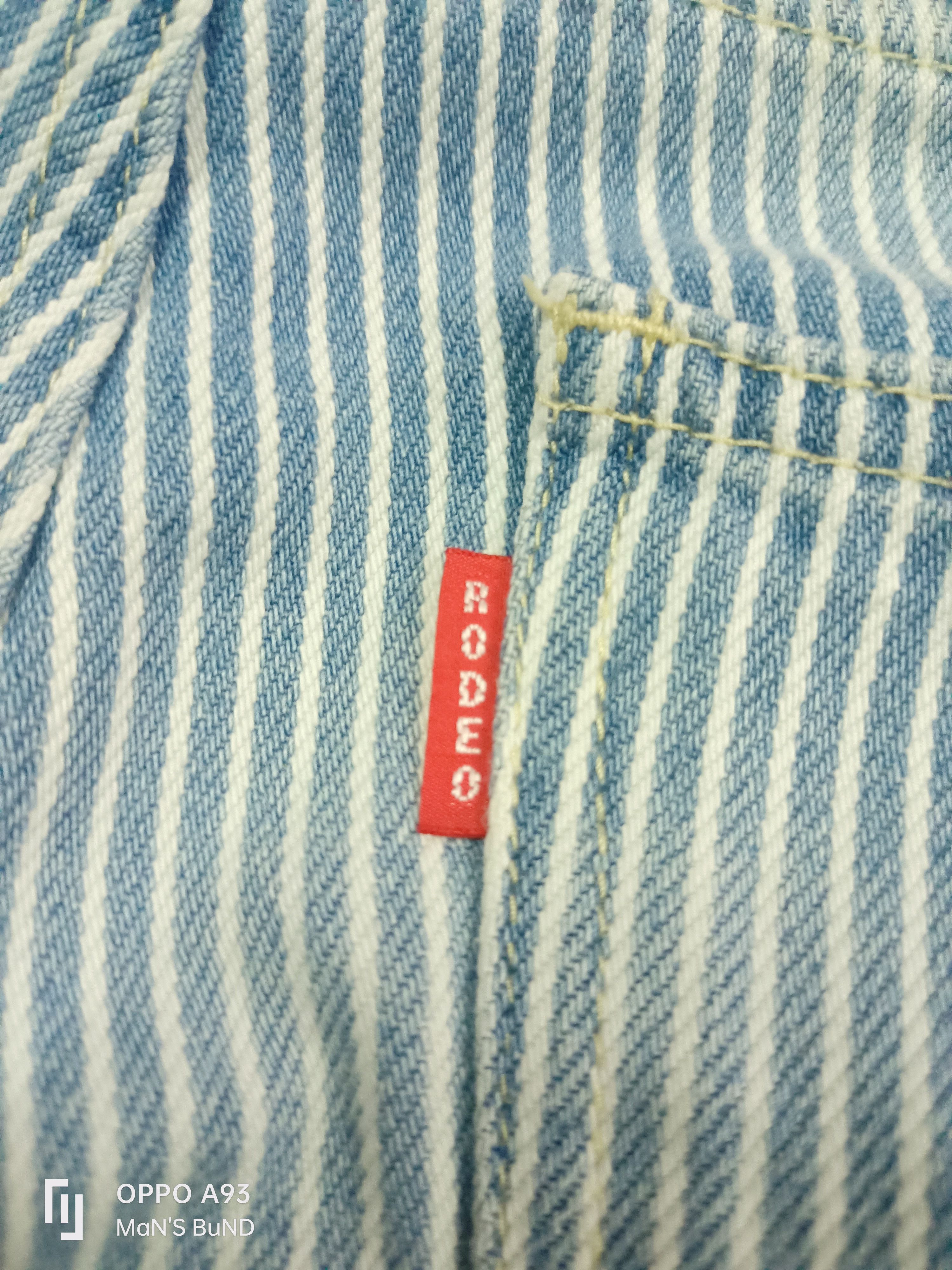 Japanese Brand RODEO CROWNS JEANS NICE DESIGN Size US 30 / EU 46 - 9 Thumbnail
