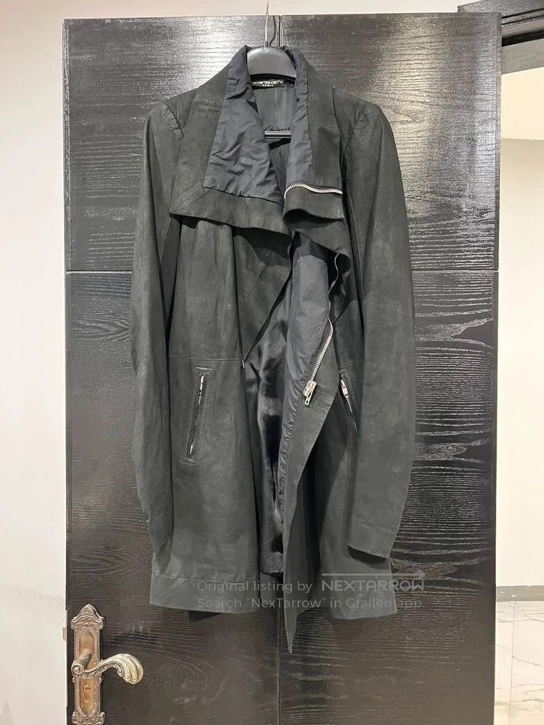 Rick Owens Rick Owens Long Genuine Leather Jacket. Size US M / EU 48-50 / 2 - 1 Thumbnail