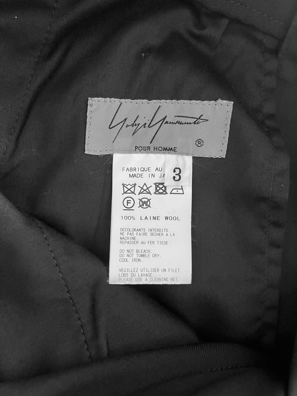Yohji Yamamoto Yohji Yamamoto Pour Homme - W/GABARDINE Side Tuck Pants Size US 30 / EU 46 - 7 Thumbnail