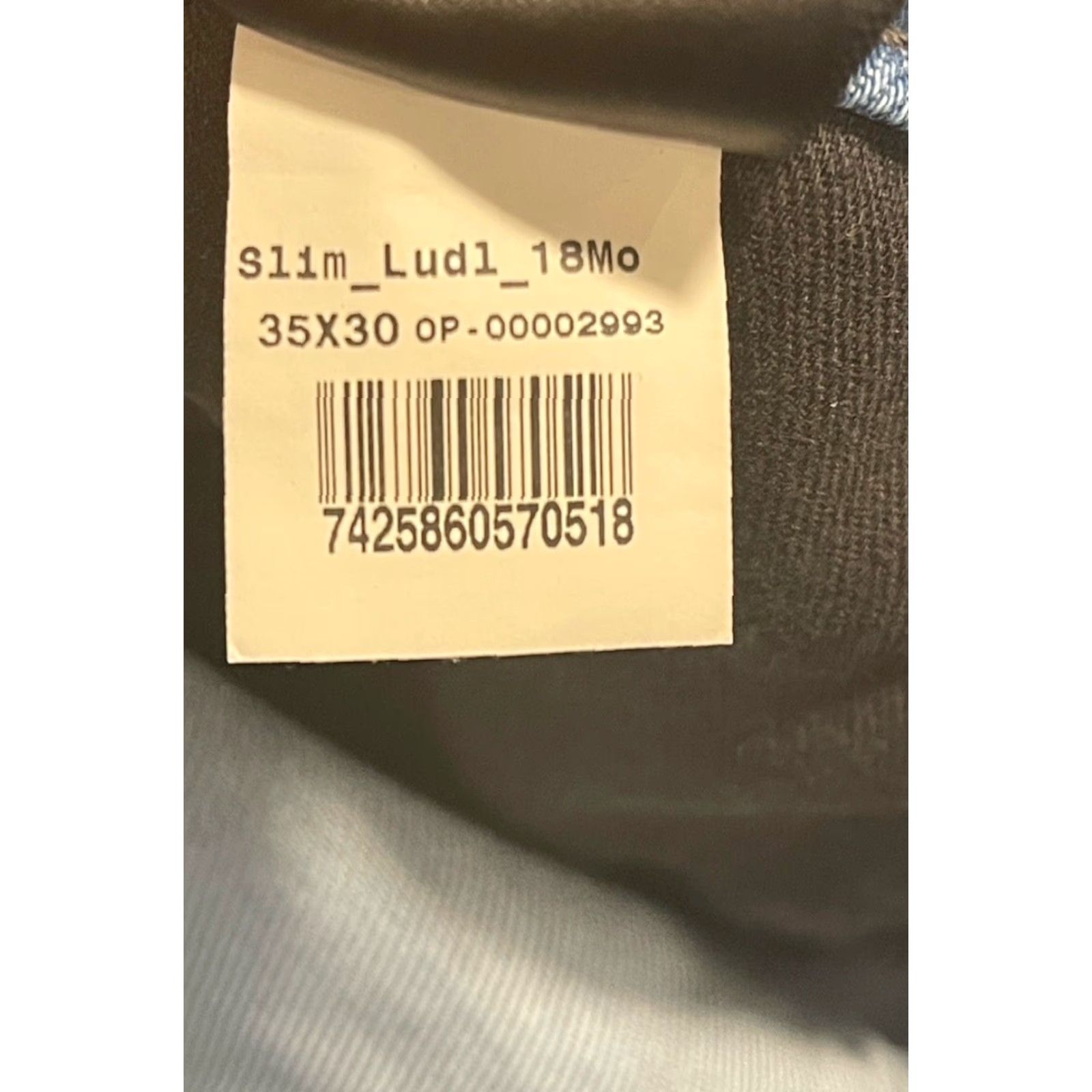 Mott & Bow Mott & Bow Jeans Slim Fit Ludlow Straight Stretch Blue 37x29 5-Pocket Denim Belt Loops Zipper Button Men Regular Size US 37 - 8 Thumbnail