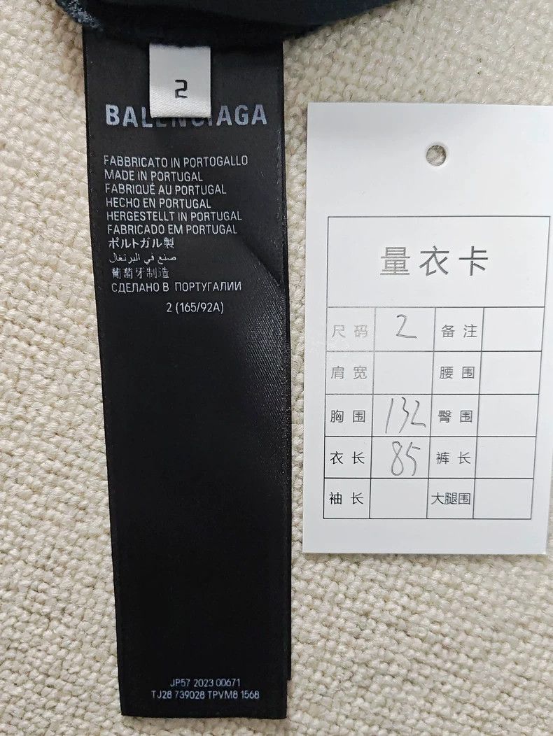Balenciaga Balenciaga 24ss Disaster Flame Made Old Short Sleeve T-Shir Size US M / EU 48-50 / 2 - 6 Thumbnail