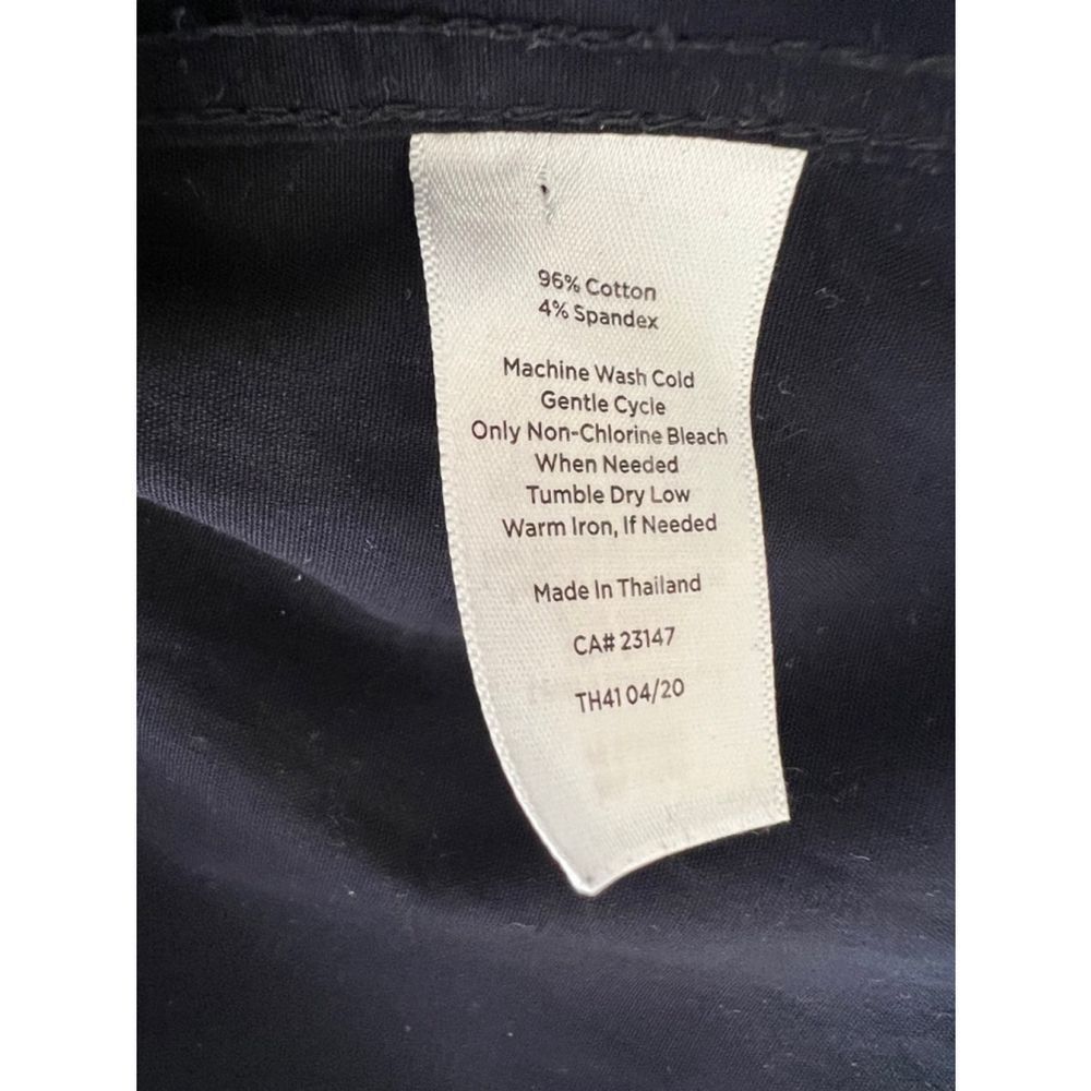 Robert Talbott Talbots dress navy blue blouse size L Size L / US 10 / IT 46 - 6 Thumbnail