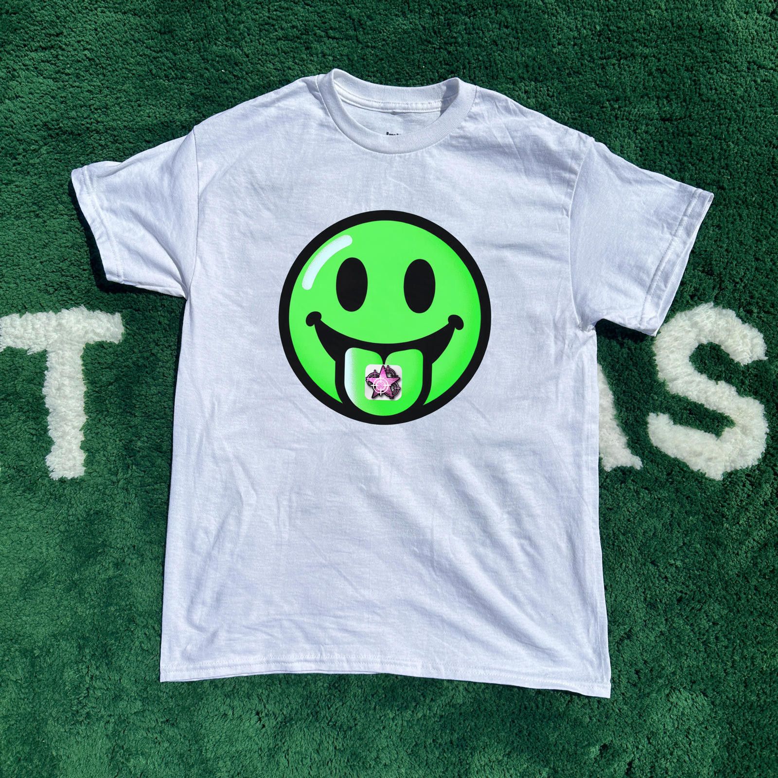 Japanese Brand L$D Tee White Green Size US M / EU 48-50 / 2 - 1 Thumbnail