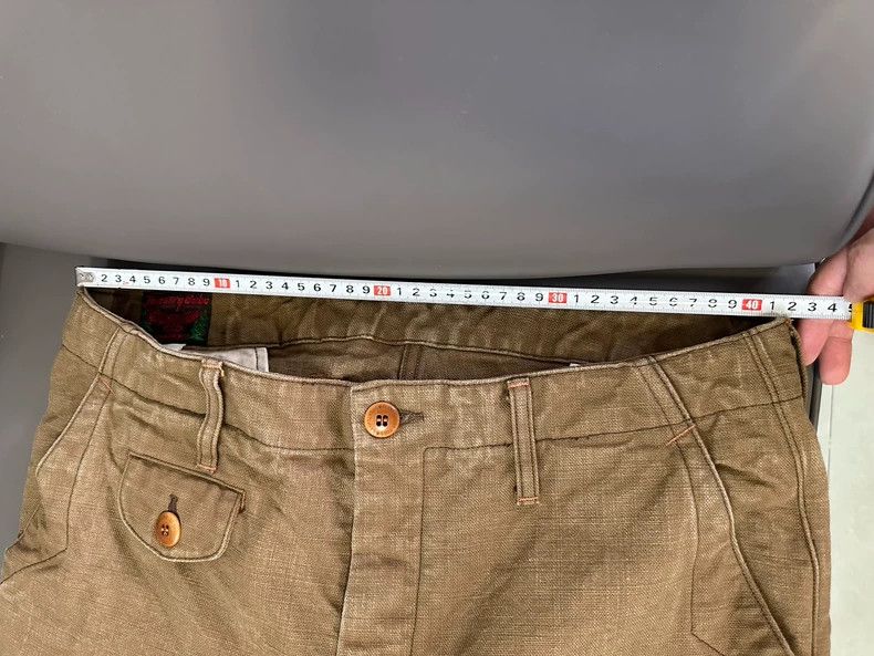 Freewheelers FREEWHEELERS Brown logging trousers Size US 32 / EU 48 - 2 Thumbnail