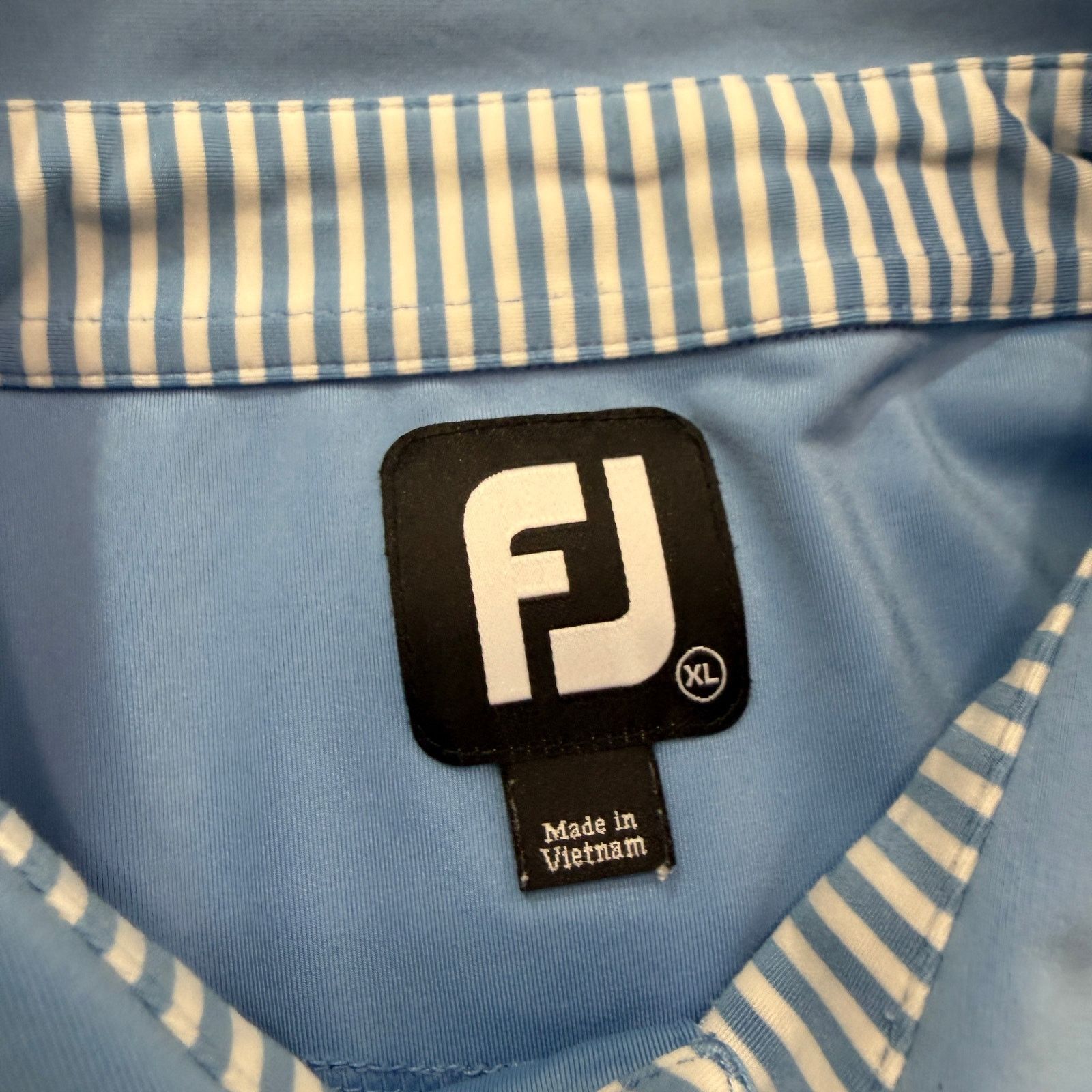 Footjoy Footjoy Polo Shirt Men's XL Blue Athletic Golf Collared Size US XL / EU 56 / 4 - 4 Thumbnail