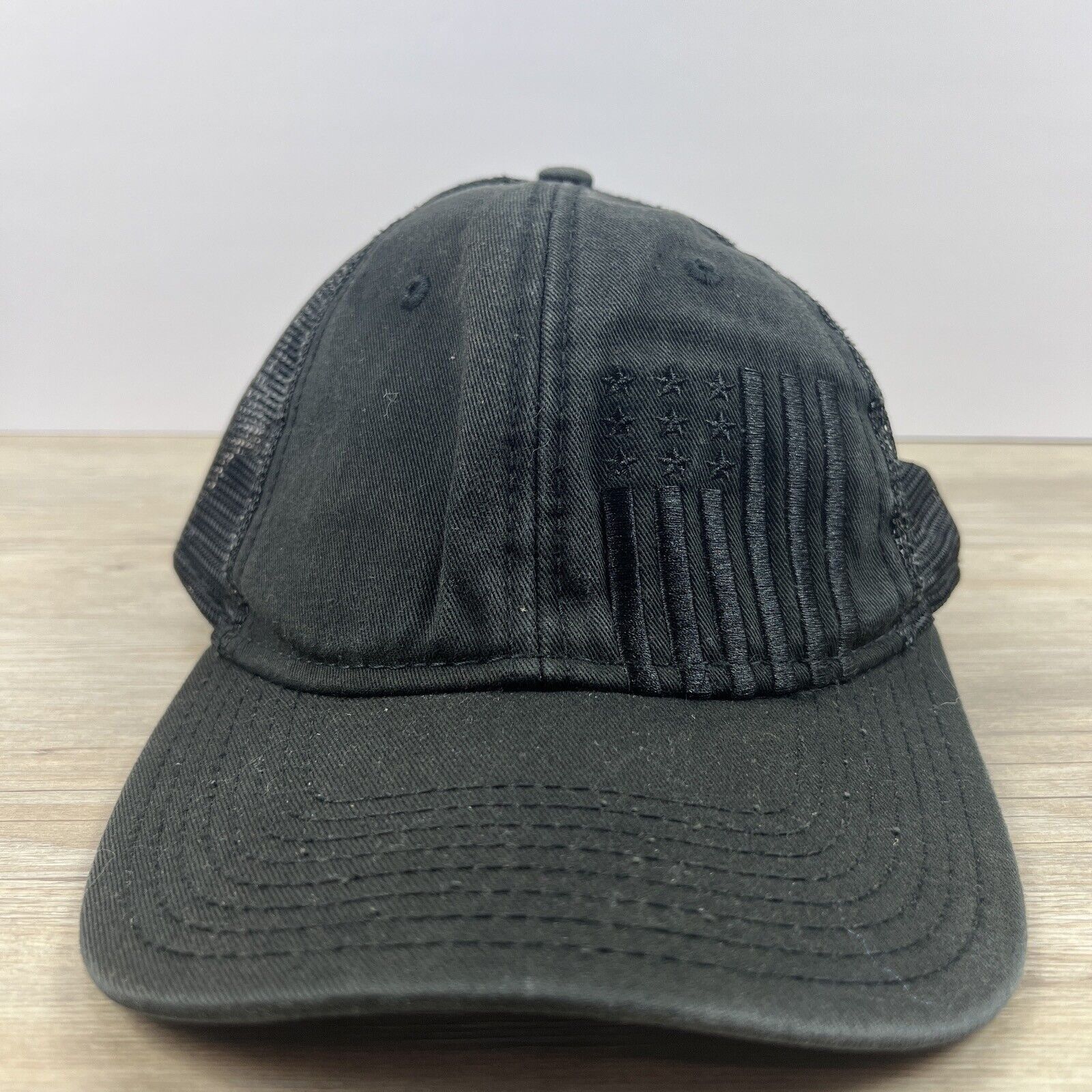 Other Black USA Flag Hat Adjustable Hat Black Adjustable Hat Adult Size ONE SIZE - 3 Thumbnail