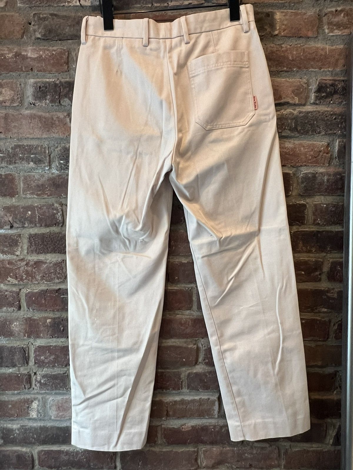 Acne Studios Acne Studios Beige-Pink Twill Trousers Size US 28 / EU 44 - 2 Thumbnail