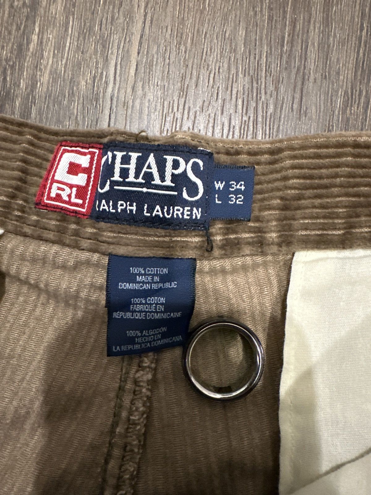 Chaps Ralph Lauren VTG Chaps Ralph Lauren Corduroy Pants Size US 34 / EU 50 - 2 Thumbnail