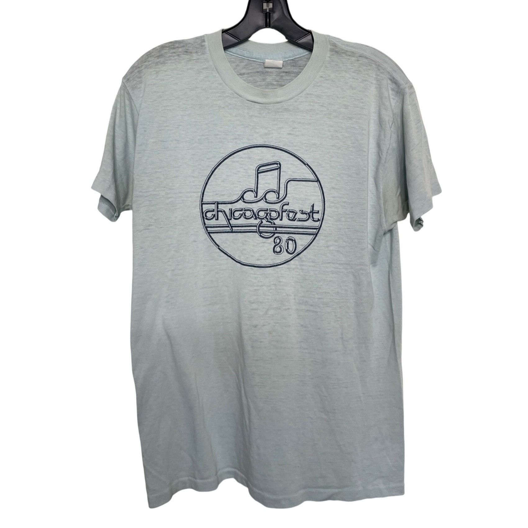 Vintage RARE Vintage 1980 Chicago Fest 80 T-Shirt Size L Large LG li Size US L / EU 52-54 / 3 - 1 Thumbnail