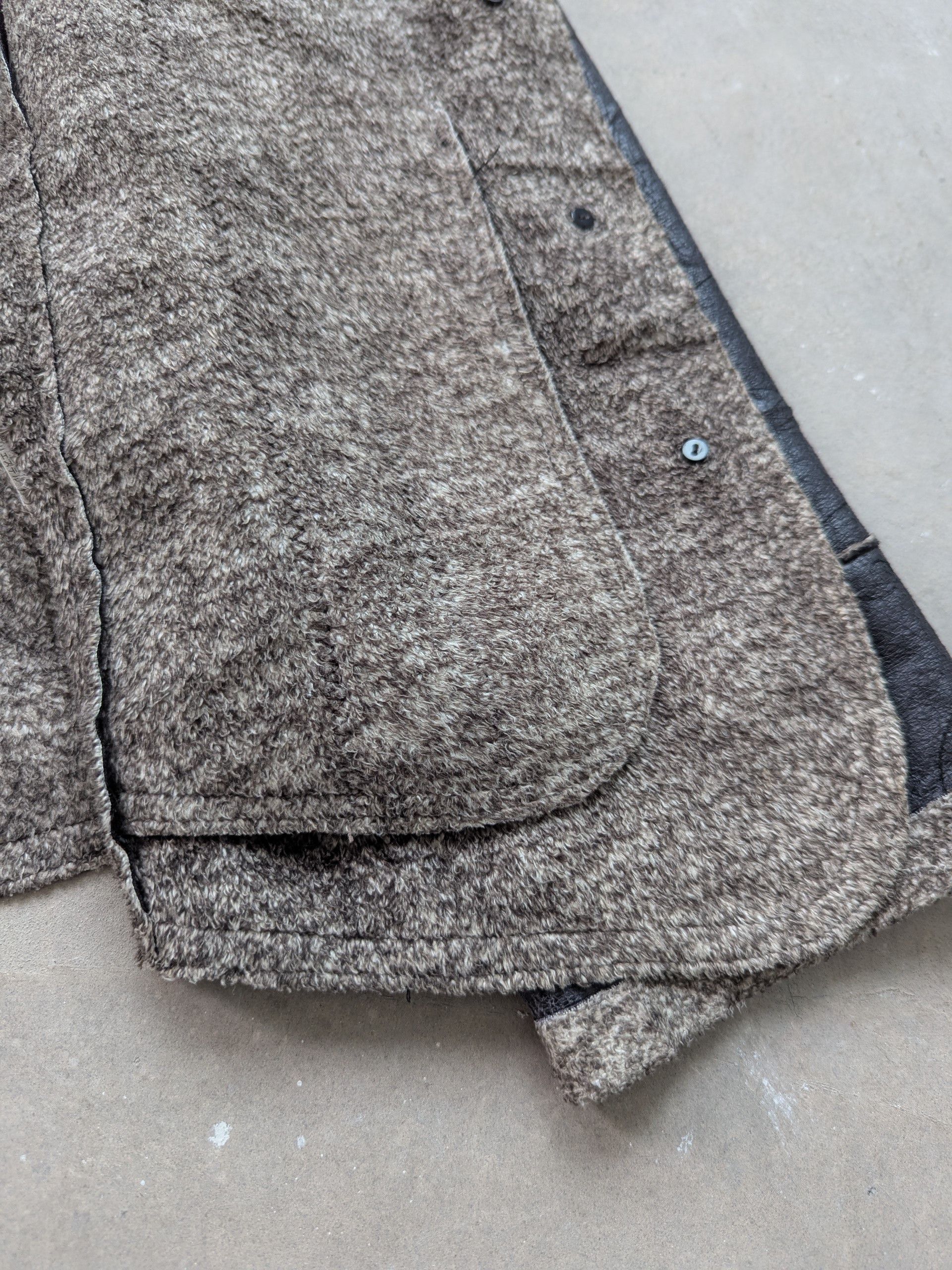 Japanese Brand × Vintage Vintage Black Jacket Patches Lining Fleece Size M / US 6-8 / IT 42-44 - 11 Thumbnail