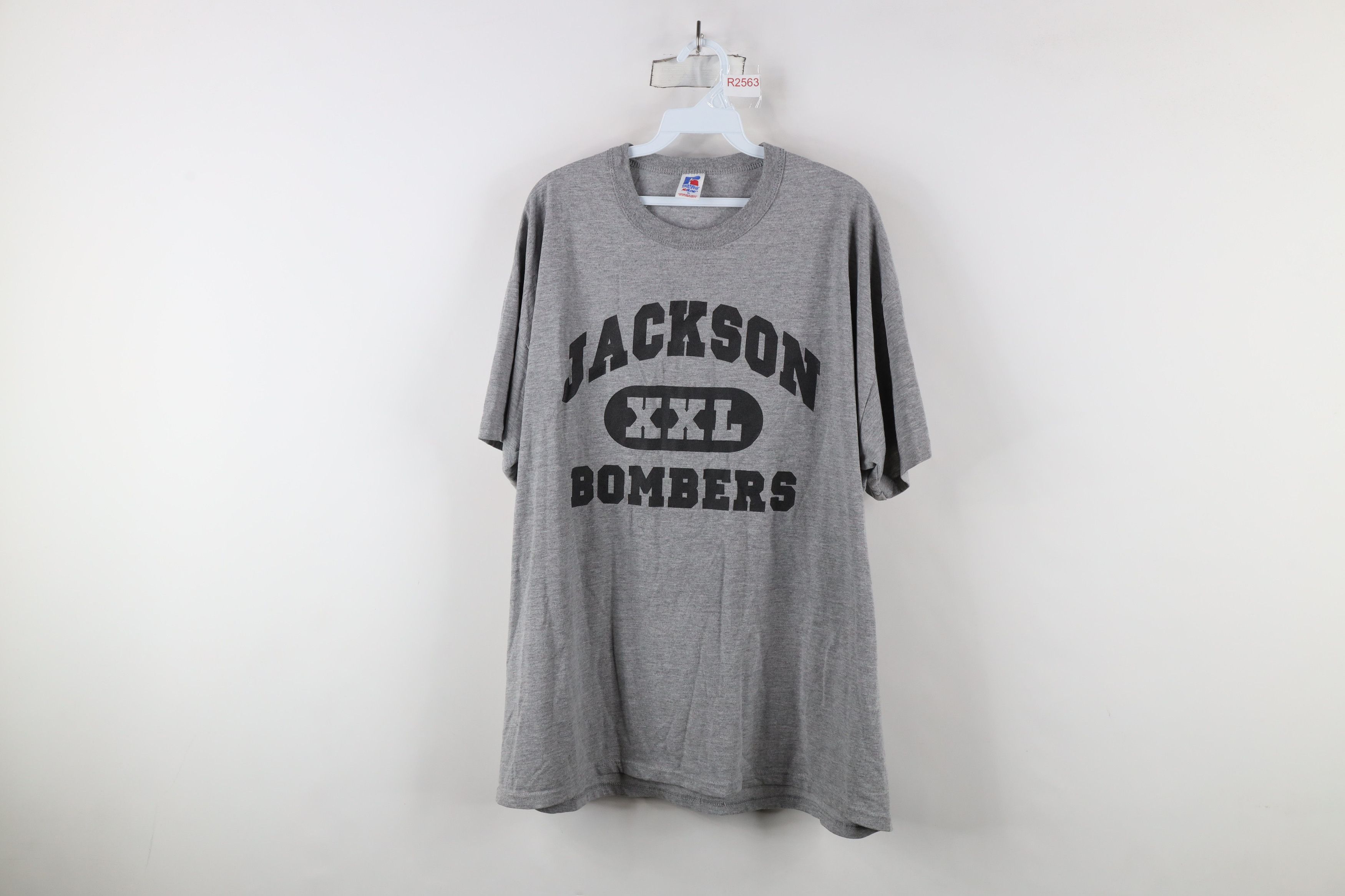 Russell Athletic × Vintage Vintage 90s Russell Athletic Jackson Bombers T-Shirt Size US XL / EU 56 / 4 - 1 Thumbnail