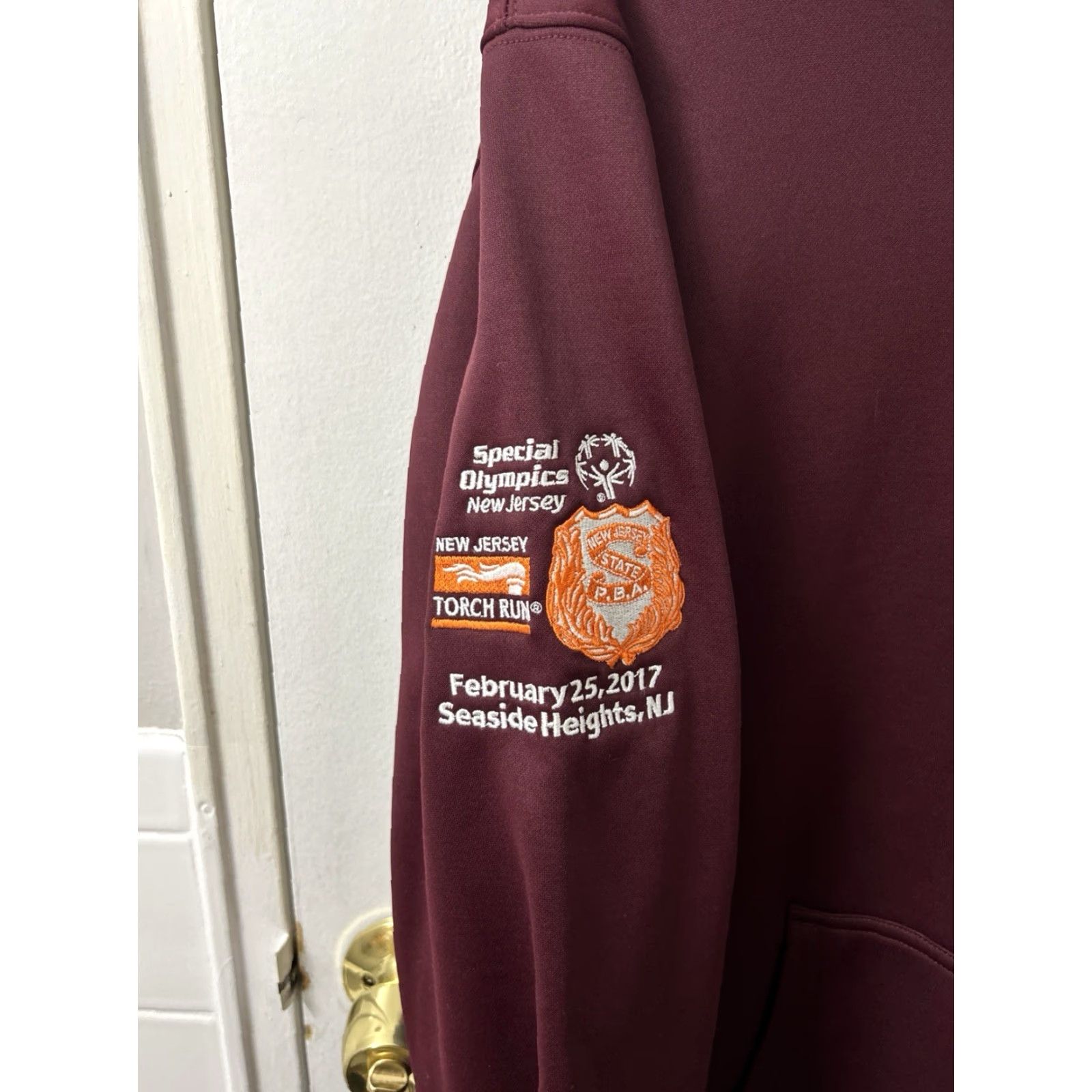 Adidas Adidas Hoodie Mens 2XL Maroon Fleece Lined Special Olympics Sweatshirt L/S NWT Size US XXL / EU 58 / 5 - 5 Thumbnail