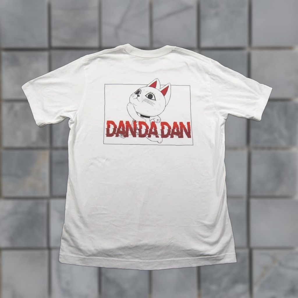 Uniqlo uniqlo Dan Da Dan Shirt Mens M White Graphic Tee Anime Turbo Babaa Adult Size US M / EU 48-50 / 2 - 1 Thumbnail