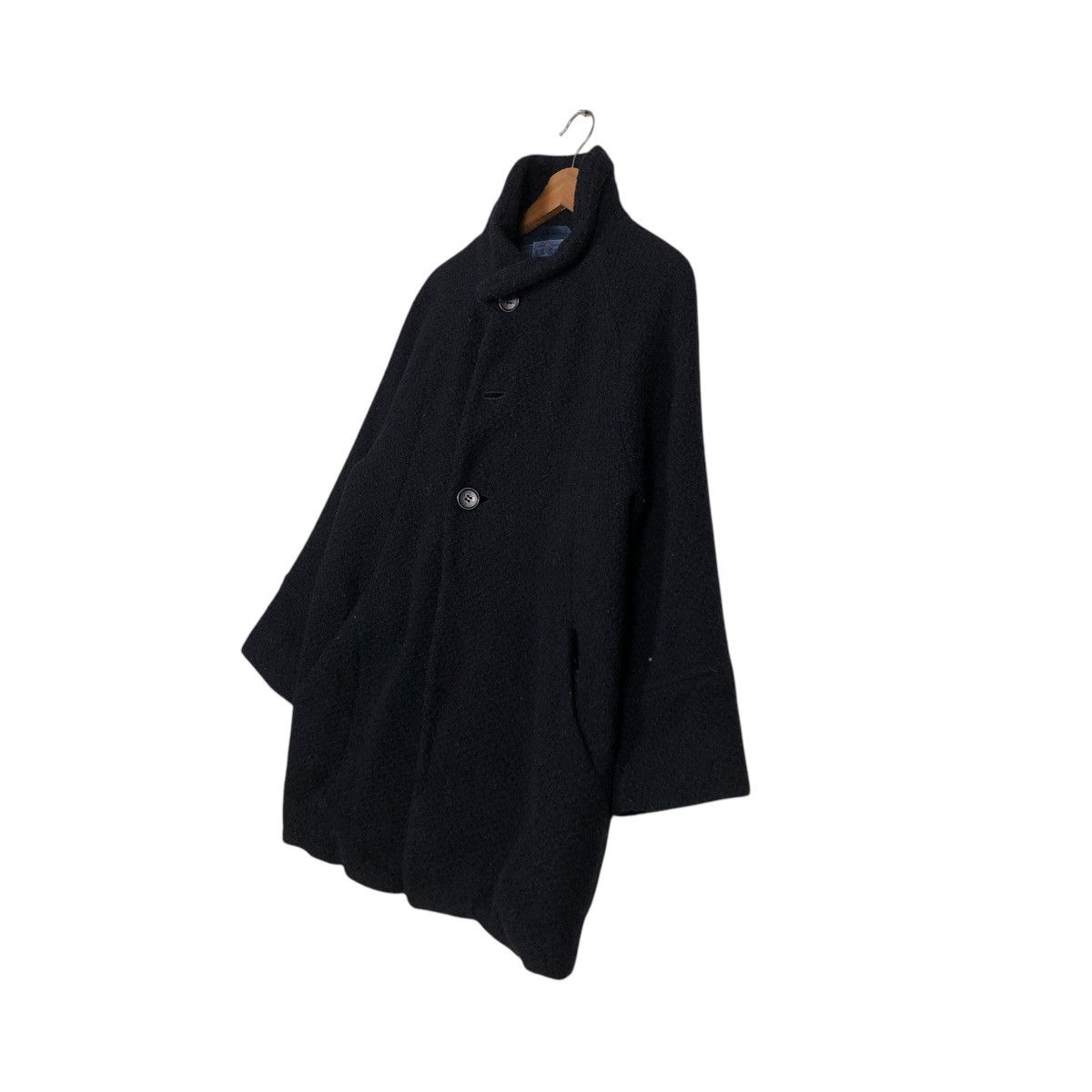 Blue Blue Japan 🔥VINTAGE WOOL JACKET TURTLE COLLAR BLUE BLUE JAPAN ARIGATO Size US M / EU 48-50 / 2 - 4 Thumbnail