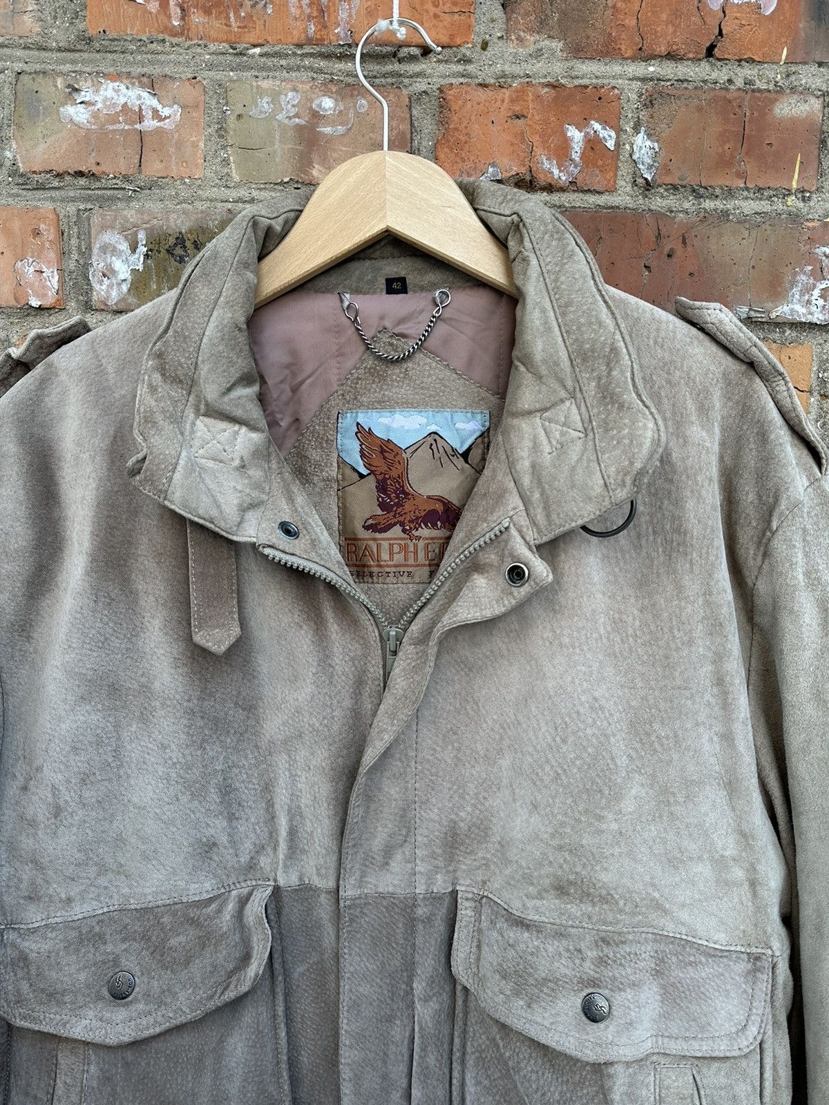 Japanese Brand Ralph Eton Suede Leather Jacket made in Korea Size US M / EU 48-50 / 2 - 5 Thumbnail