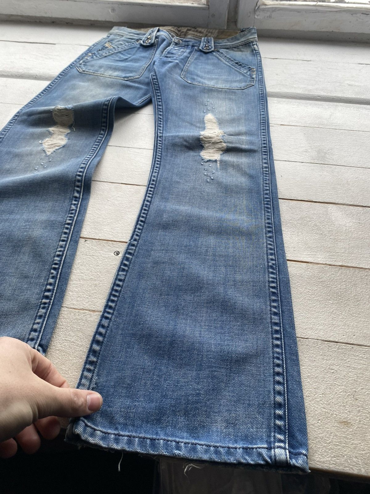 Diesel Diesel Vintage 90s Distressed Workwear Jeans Utility Denim Size US 30 / EU 46 - 2 Thumbnail