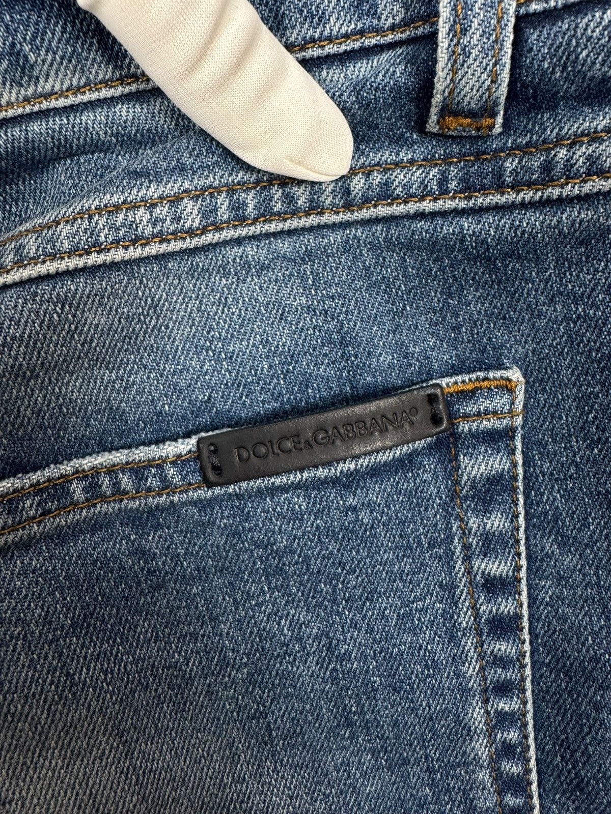 Dolce & Gabbana Dolce & Gabbana Blue Cropped Slim Jeans Stretch size 36 Size 25" / US 0 / IT 36 - 16 Thumbnail