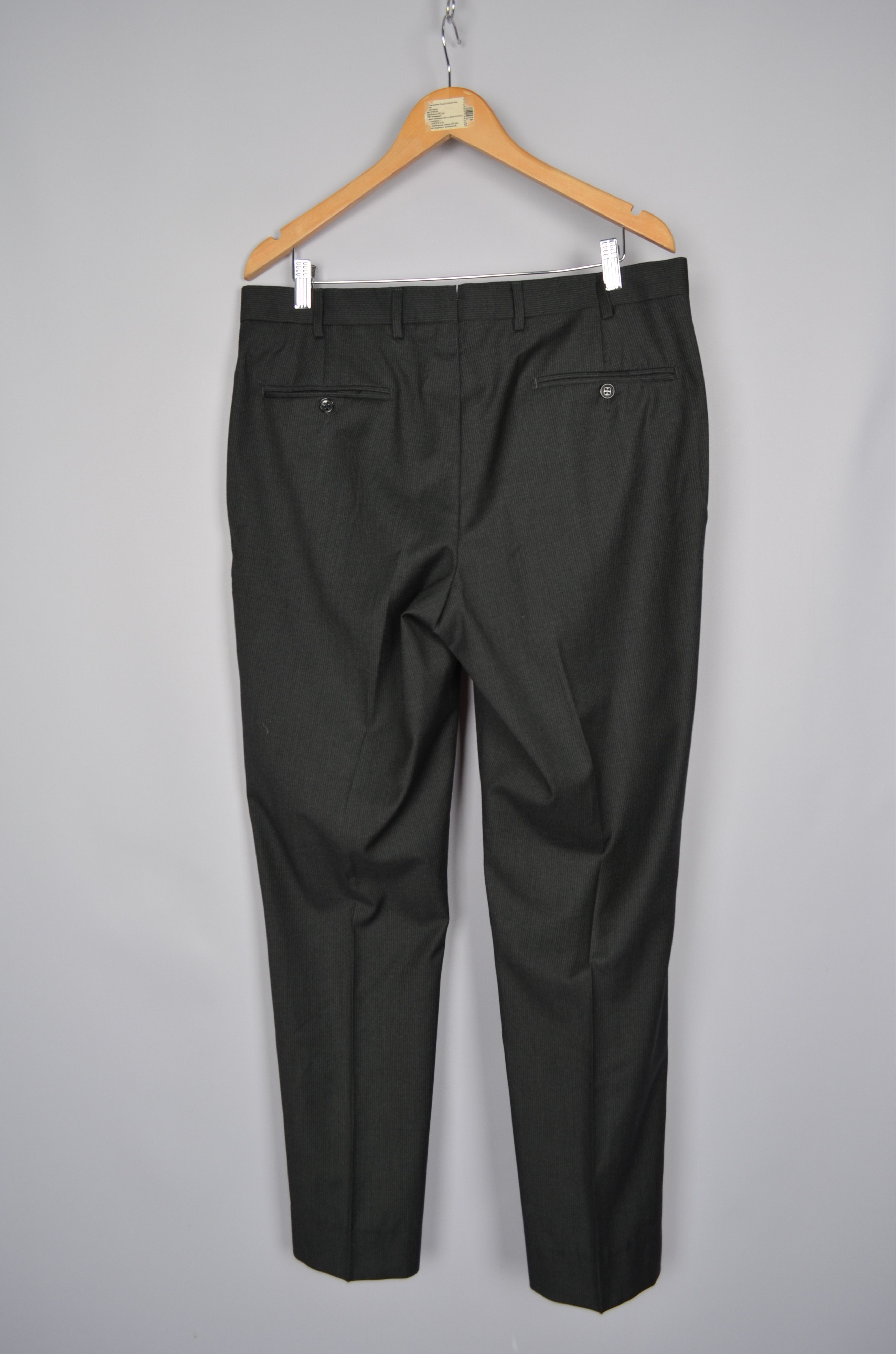 Designer × Suitsupply Suitsupply Brescia Striped Grey Pants Trousers Size 52\US36 Size US 36 / EU 52 - 6 Thumbnail