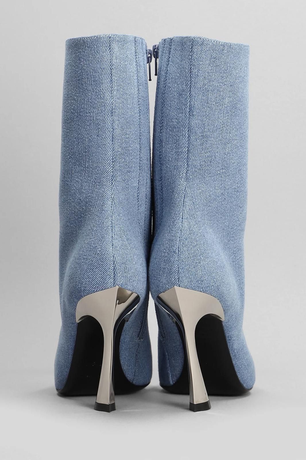 Mugler Mugler 95mm Denim ankle boots med.blue Sz9 Ret.$1,395 Size US 9 / IT 39 - 5 Thumbnail