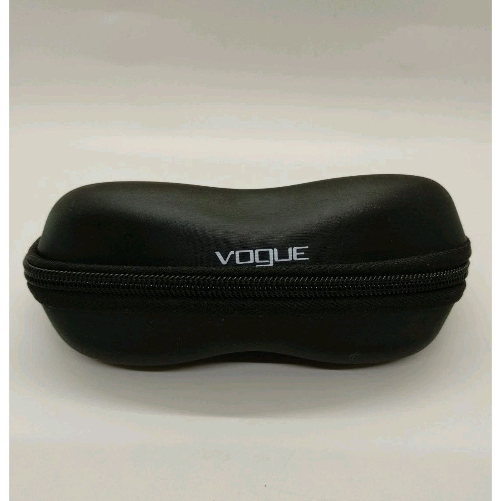 Vogue Vogue Semi-Hard Zipper Eyeglass/Sunglass Case M-Lg Size BLK Size ONE SIZE - 1 Thumbnail