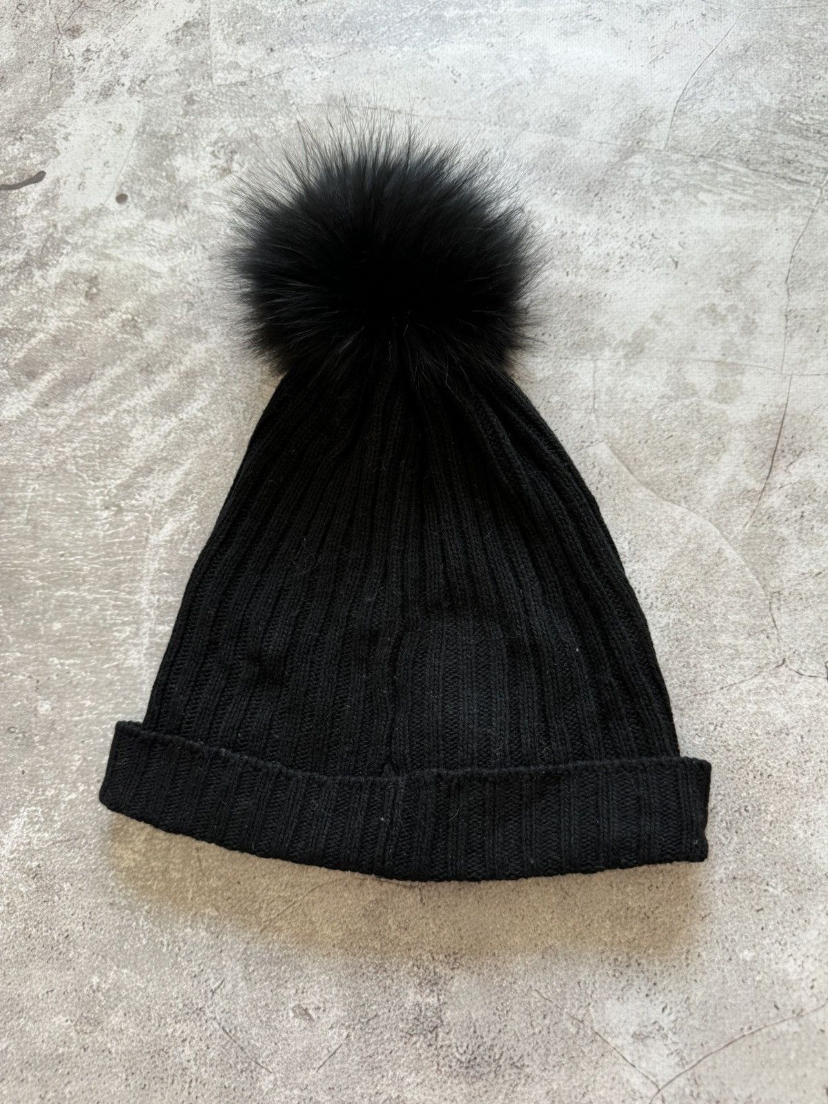 Moncler Moncler wool & viscose & cashmere black beanie Size ONE SIZE - 2 Thumbnail