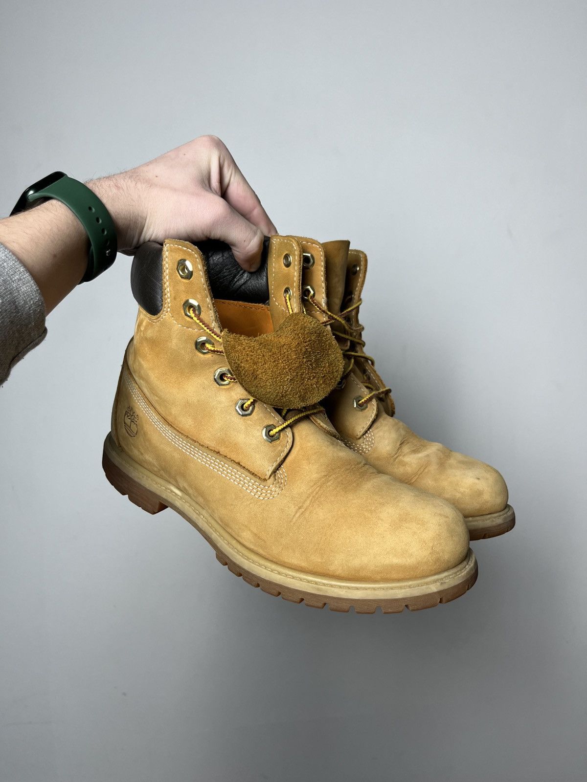 Timberland × Vintage Trashed Vintage Timberland work boots | Grailed