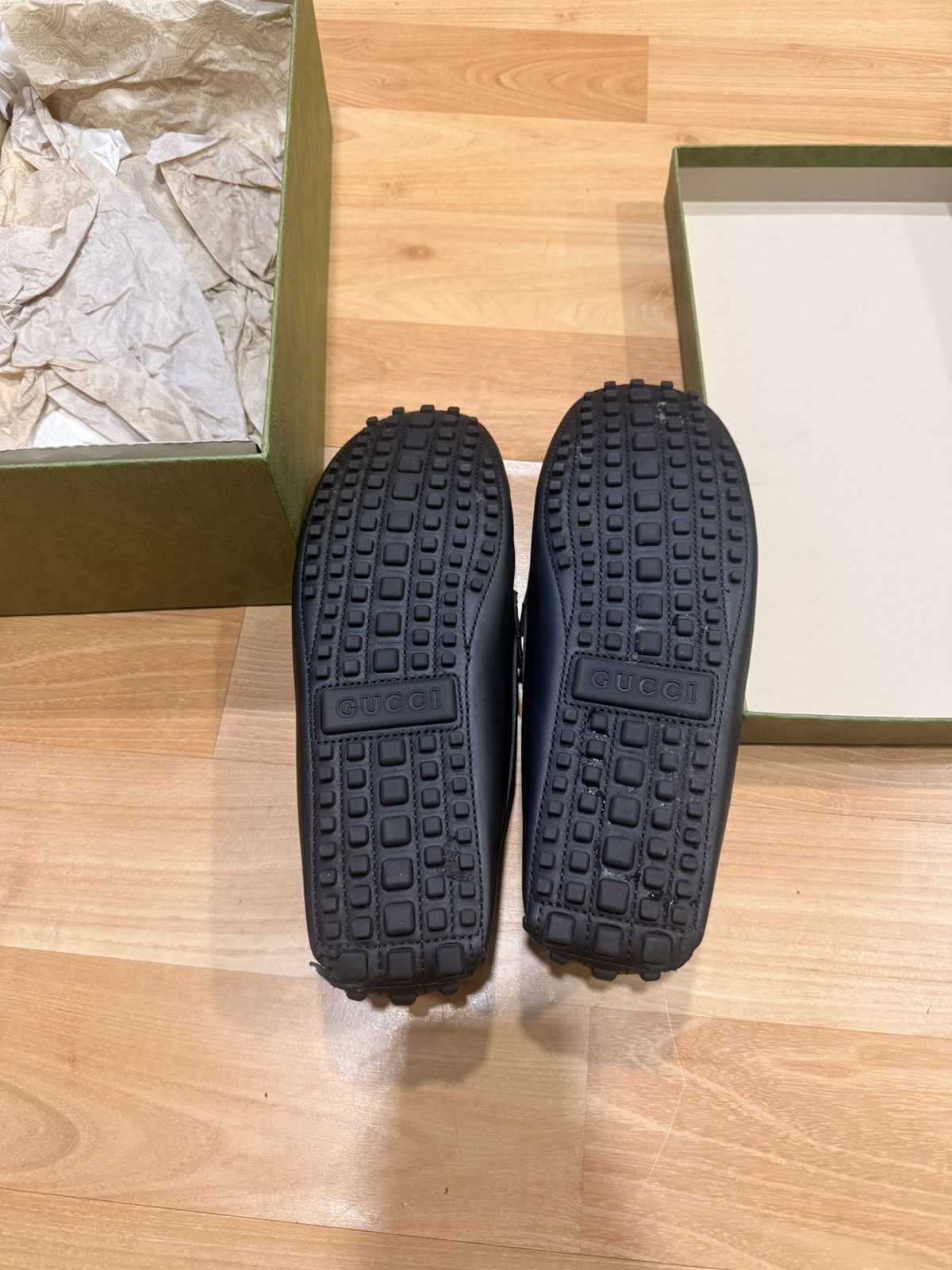 Gucci Mens Gucci interlocking G driver loafers Size US 9 / EU 42 - 4 Thumbnail