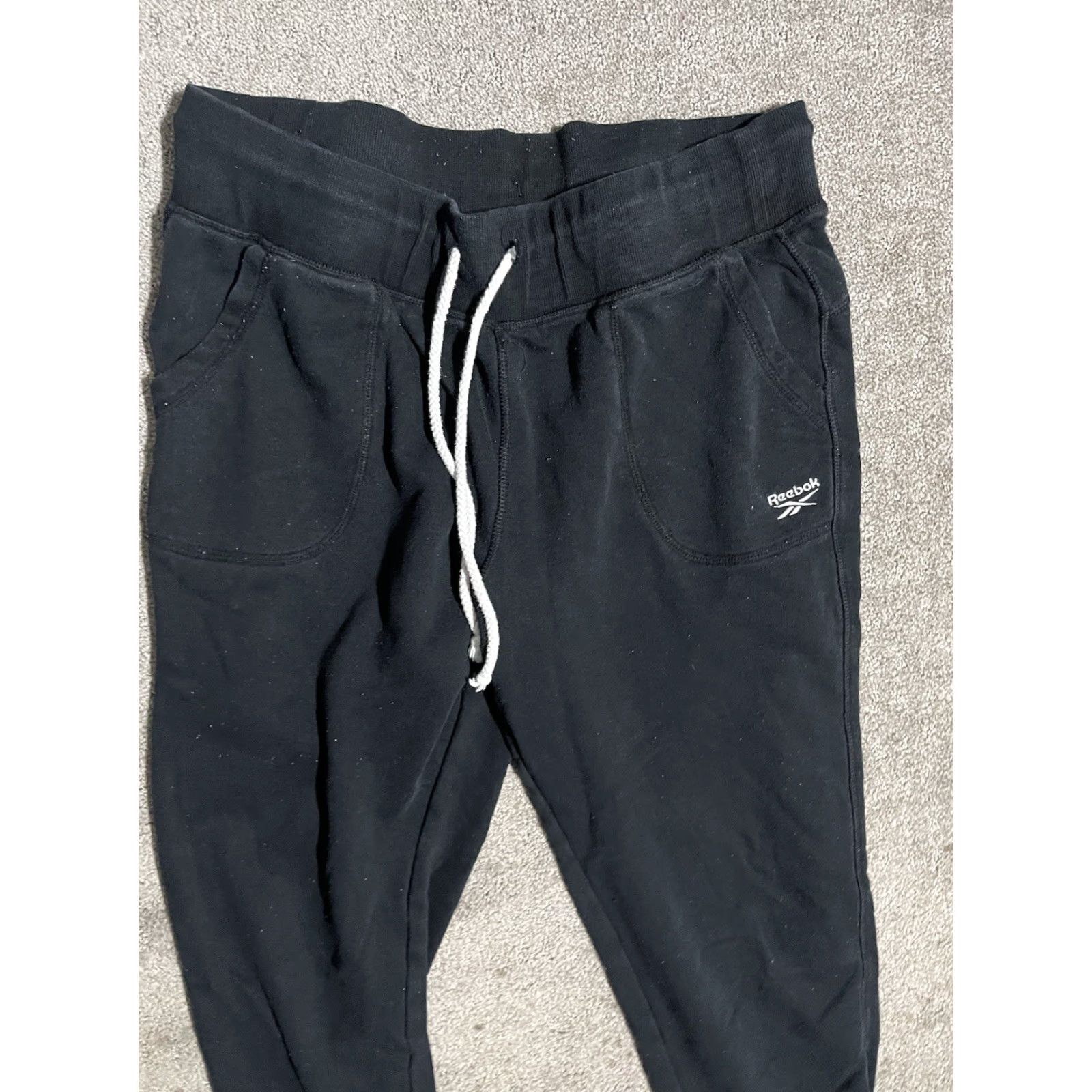 Reebok Reebok Sweatpants Women M Black Womens Size 32" / US 10 / IT 46 - 2 Thumbnail