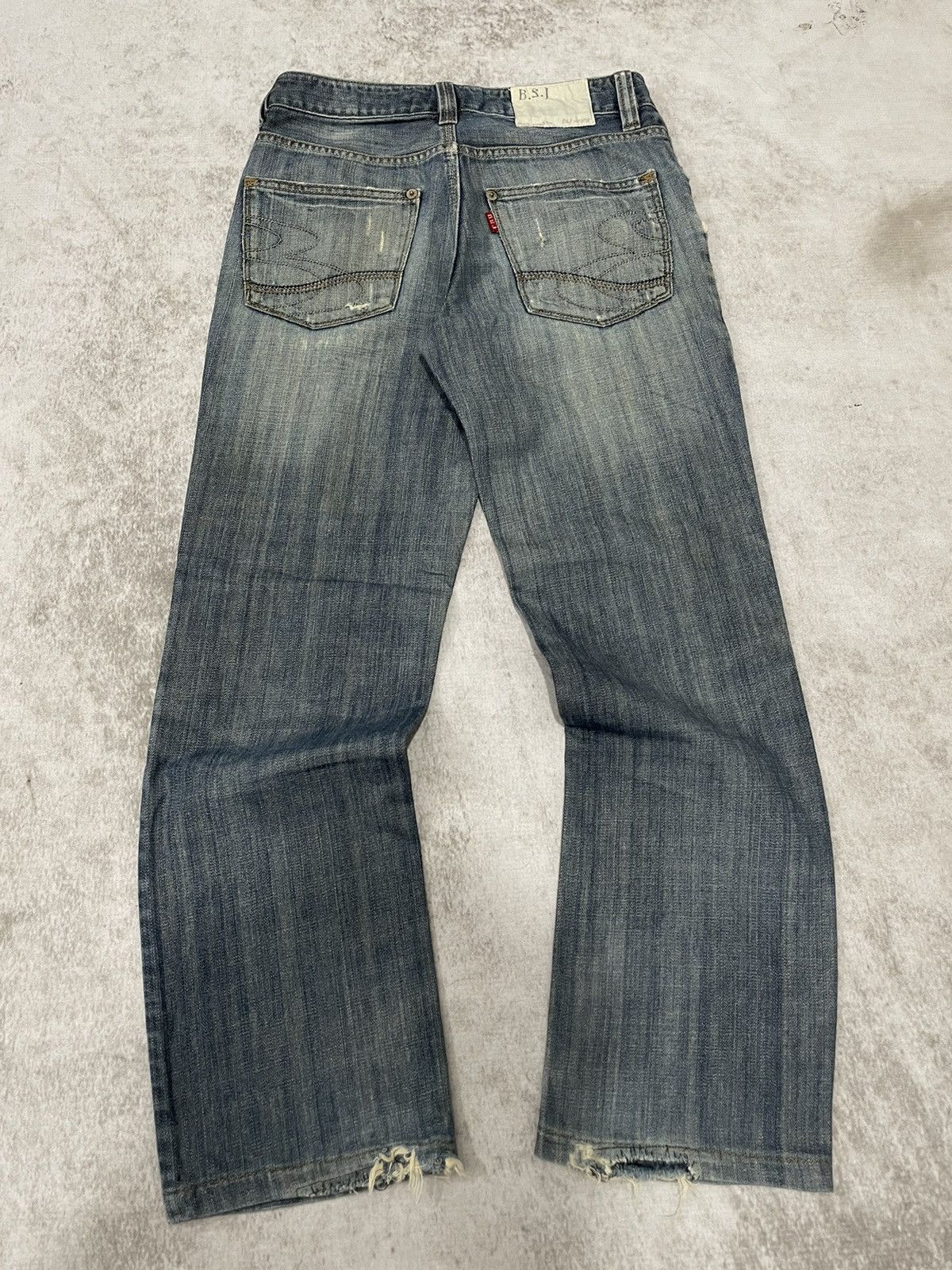 Hysteric Glamour × If Six Was Nine × Le Grande Bleu (L.G.B.) 2000s BSJ japan Destroy wash denim y2k style Size US 27 - 2 Thumbnail