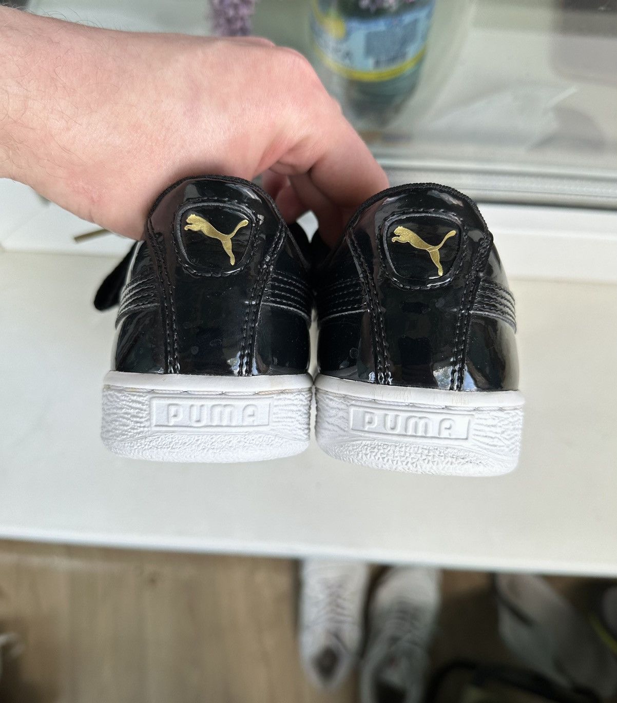 Puma Puma Basket Patent Leather Suede Big Laces 6,5Us/37eur/23 Cm Size US 6.5 / IT 36.5 - 5 Thumbnail