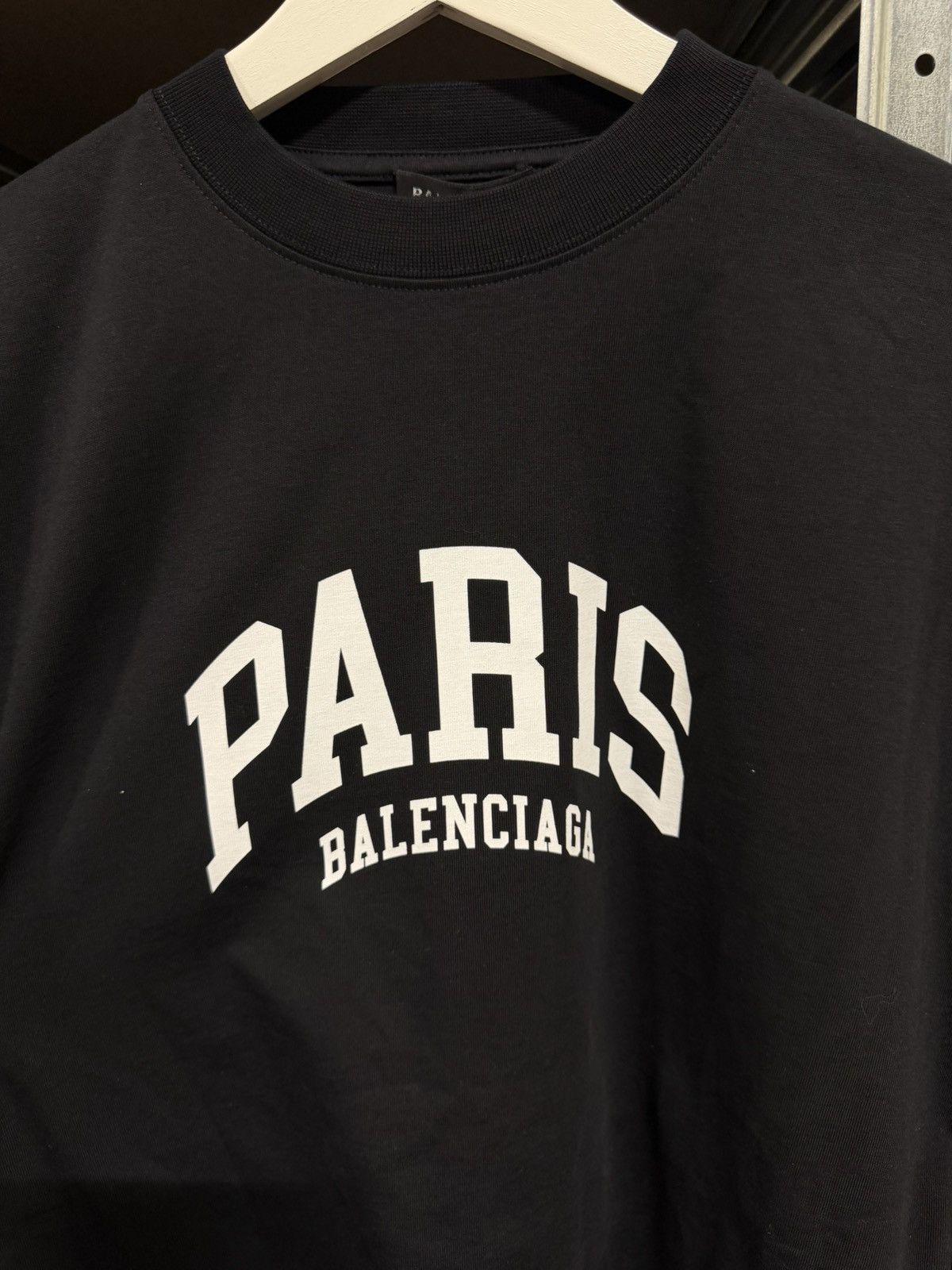 Balenciaga Balenciaga Paris Long Sleeve T-Shirt NEW 850$ Size US XL / EU 56 / 4 - 5 Thumbnail