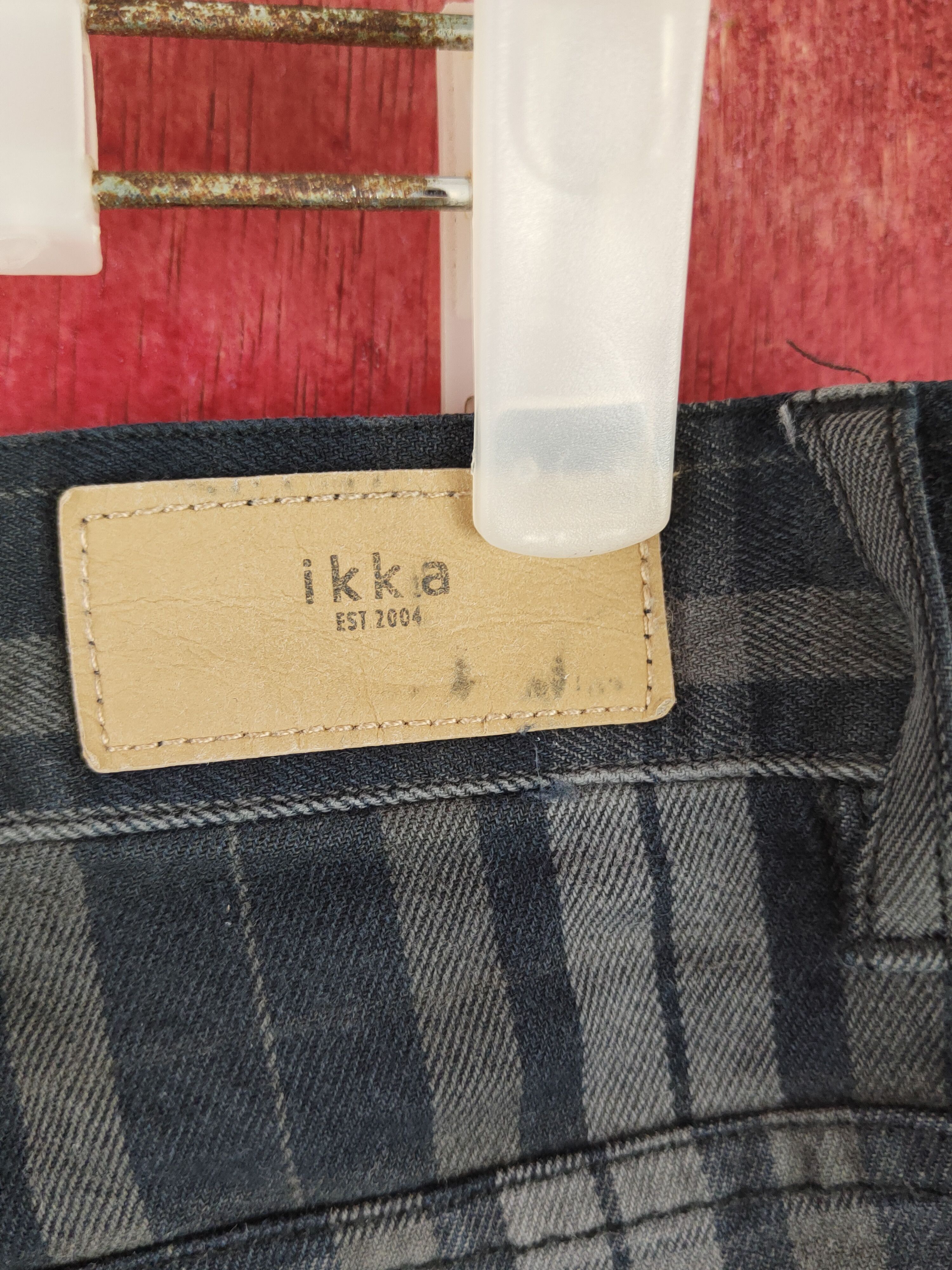 Japanese Brand × Vintage Ikka Black Faded stripe vintage Casual Pants #S1714 Size US 32 / EU 48 - 8 Thumbnail