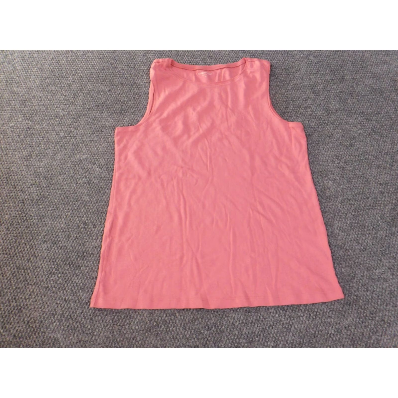 Coldwater Creek Coldwater Creek Women XL Pink Sleeveless Cotton Stretch Round Neck Top Casual knit vintage? No Wait No. Size XL / US 12-14 / IT 48-50 - 3 Thumbnail