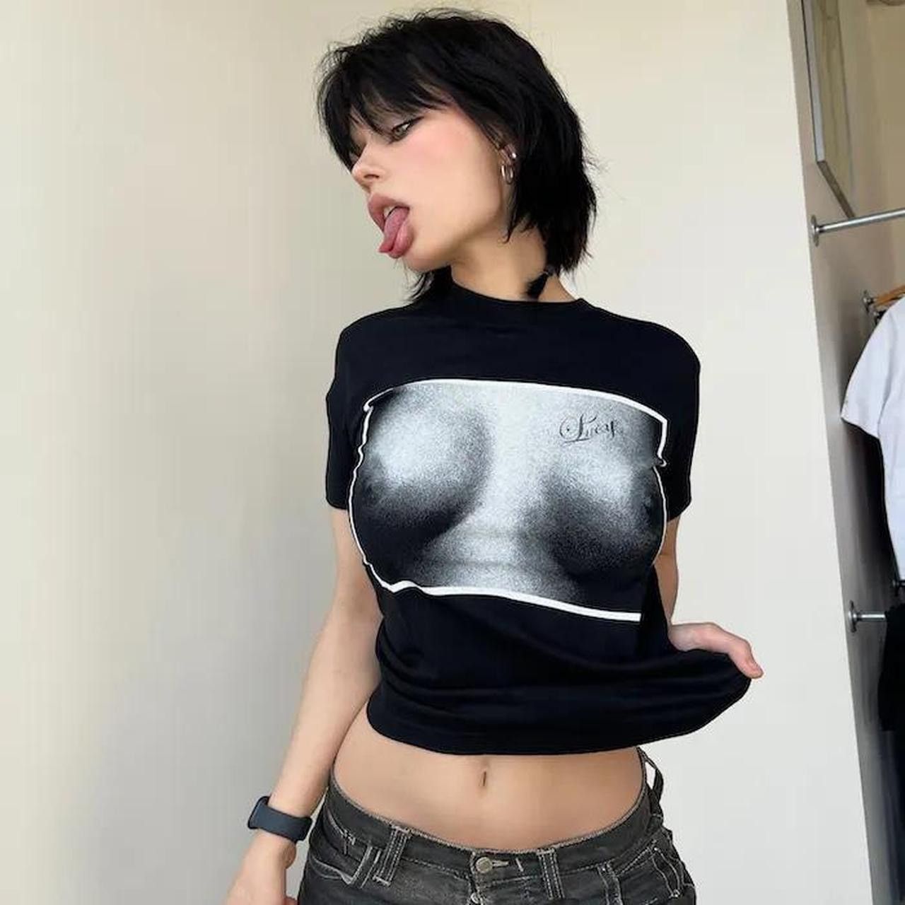 image of Og Lucy Show 002 X Mastermind Tees in Black, Men's (Size 2XS)