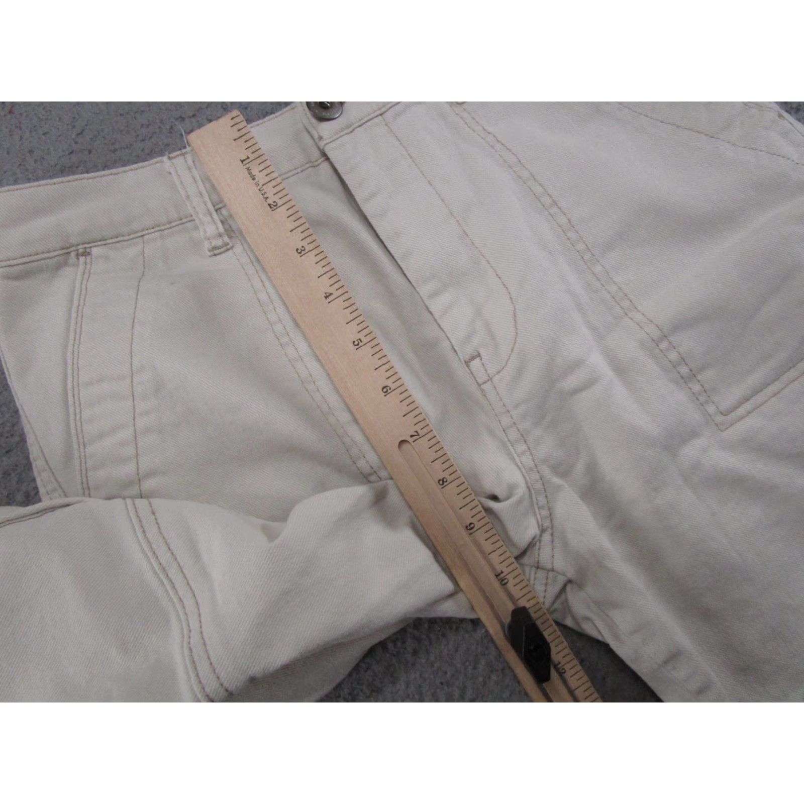 Vintage Kensie Jeans Straight Cargo Ivory Size 6/28 READ Womens Size 28" / US 6 / IT 42 - 7 Thumbnail