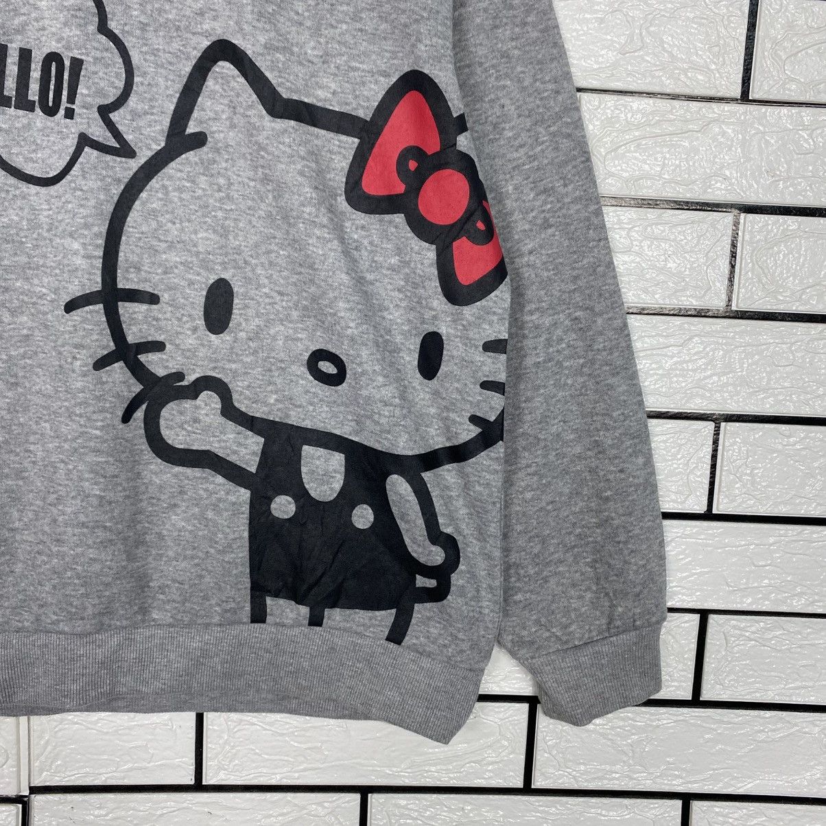 Japanese Brand 📌Vintage Sweatshirt Hello Kitty Big Logo Size US M / EU 48-50 / 2 - 6 Thumbnail