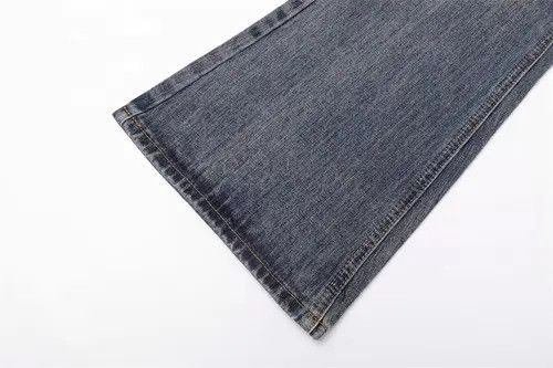 Japanese Brand × Jean Hippie American men's retro washed distressed flared jeans Size US 32 / EU 48 - 4 Thumbnail