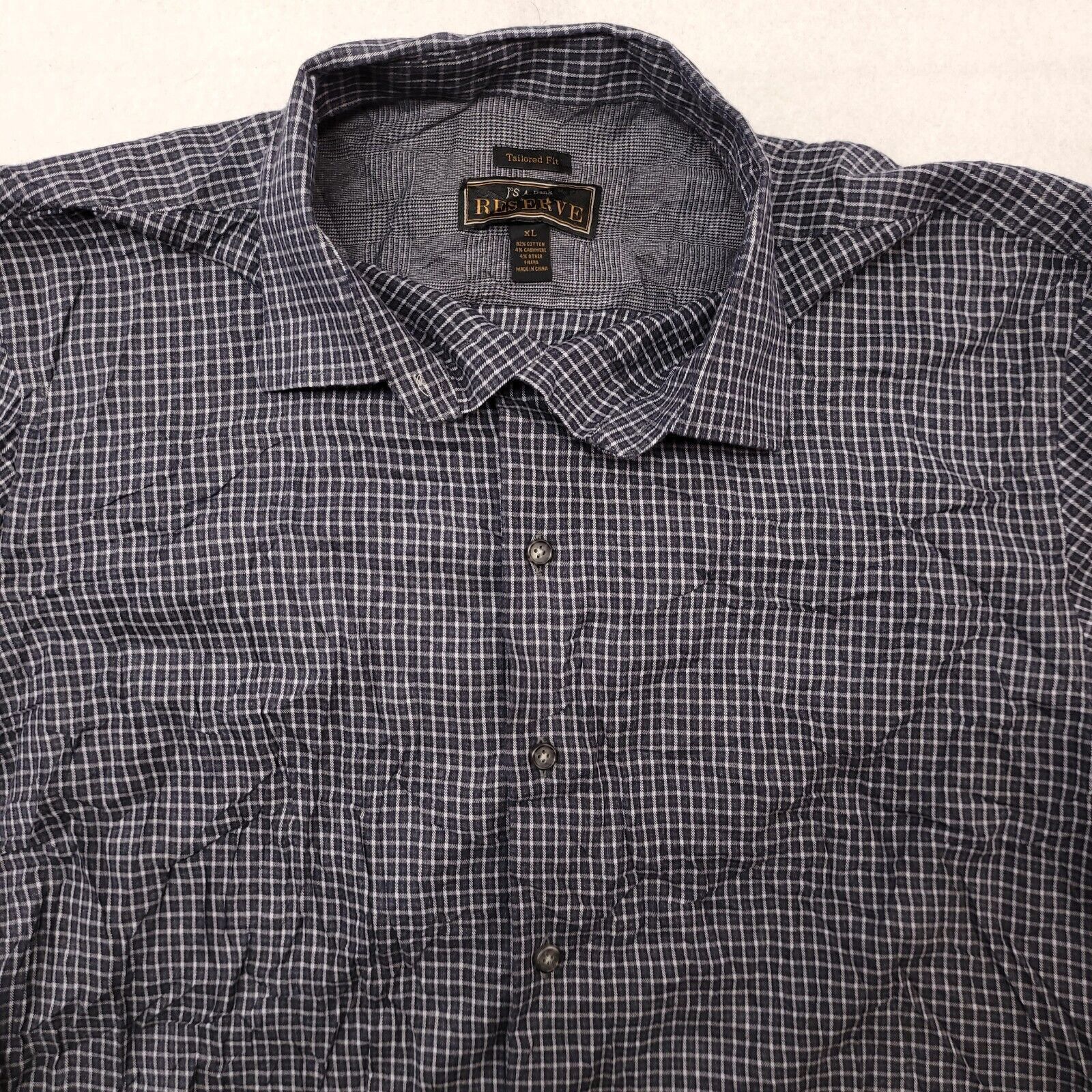 Jos. A. Bank Jos A Bank Tartan Flannel Button Up Shirt Mens Size XL Blue Size US XL / EU 56 / 4 - 1 Thumbnail