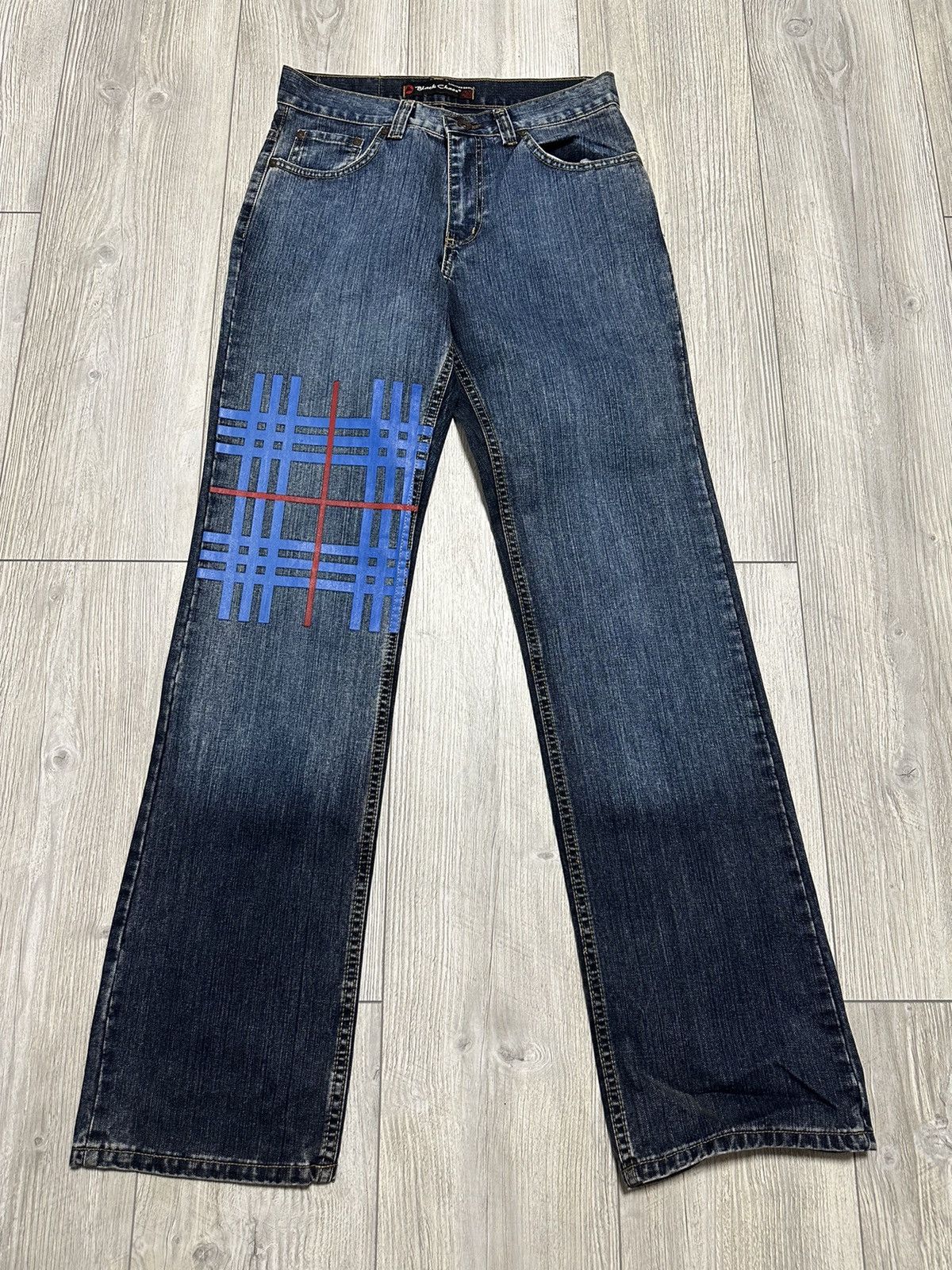 Chaps Crazy y2k Baggy Faded Black Chaps Skater Jeans. Size US 29 - 4 Thumbnail
