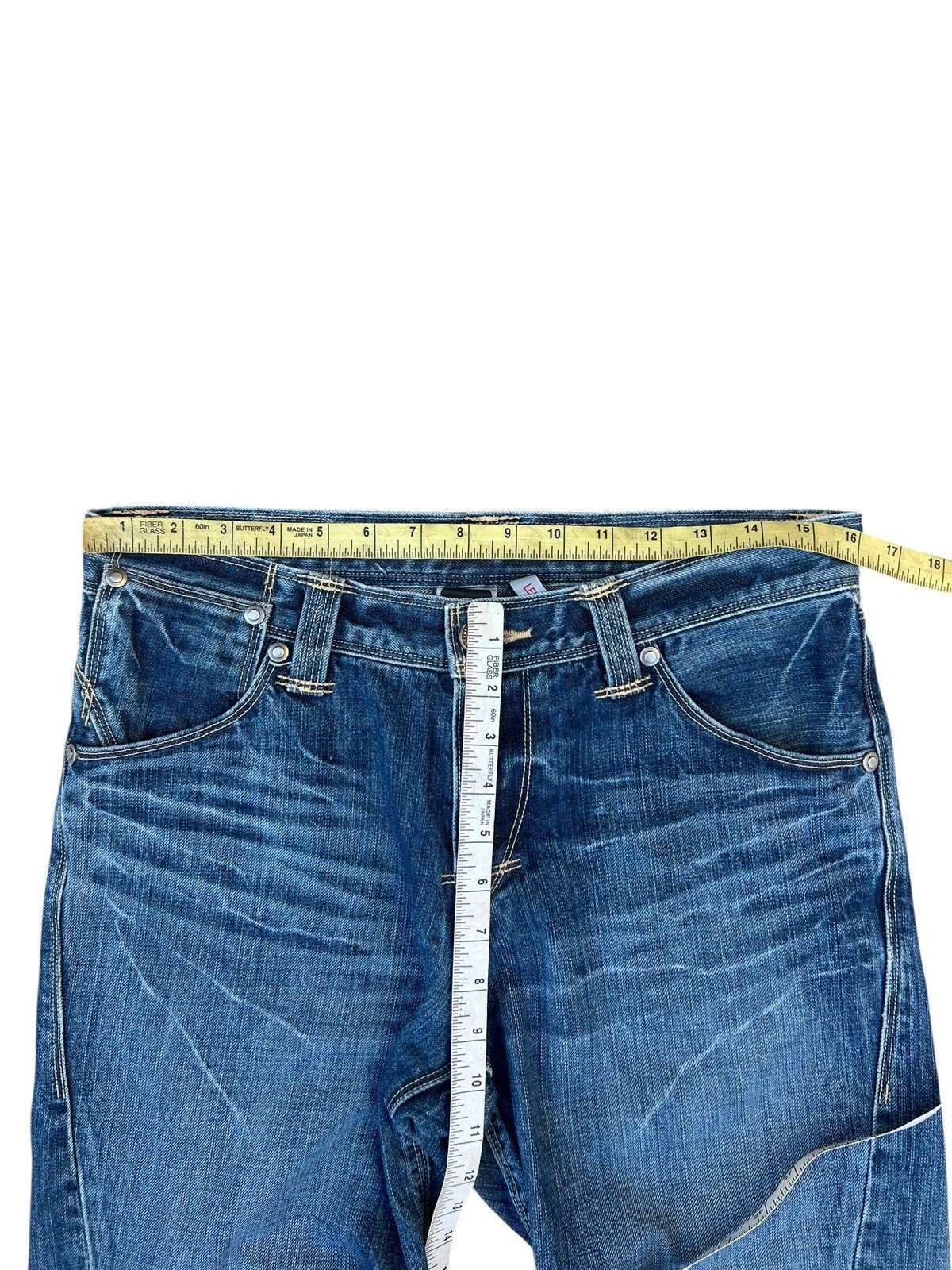 Japanese Brand × Levi's × Vintage Vintage 2002 Levi’s Engineered Fade Denim Bootcut Jeans Size US 31 - 2 Thumbnail