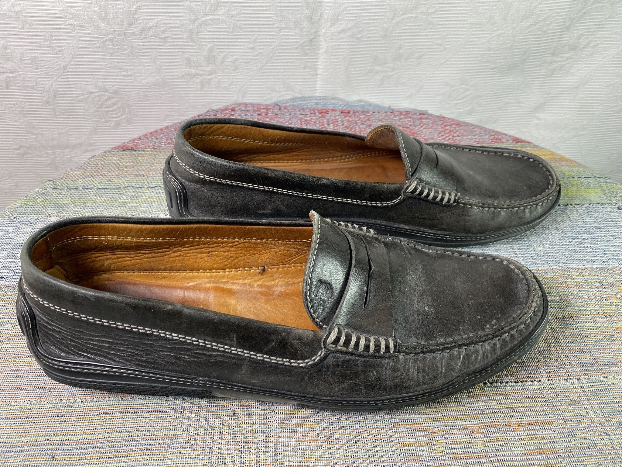 Tod's Tod's Dark Grey Leather Penny Loafers EU 43 US 10 Size US 10 / EU 43 - 6 Thumbnail
