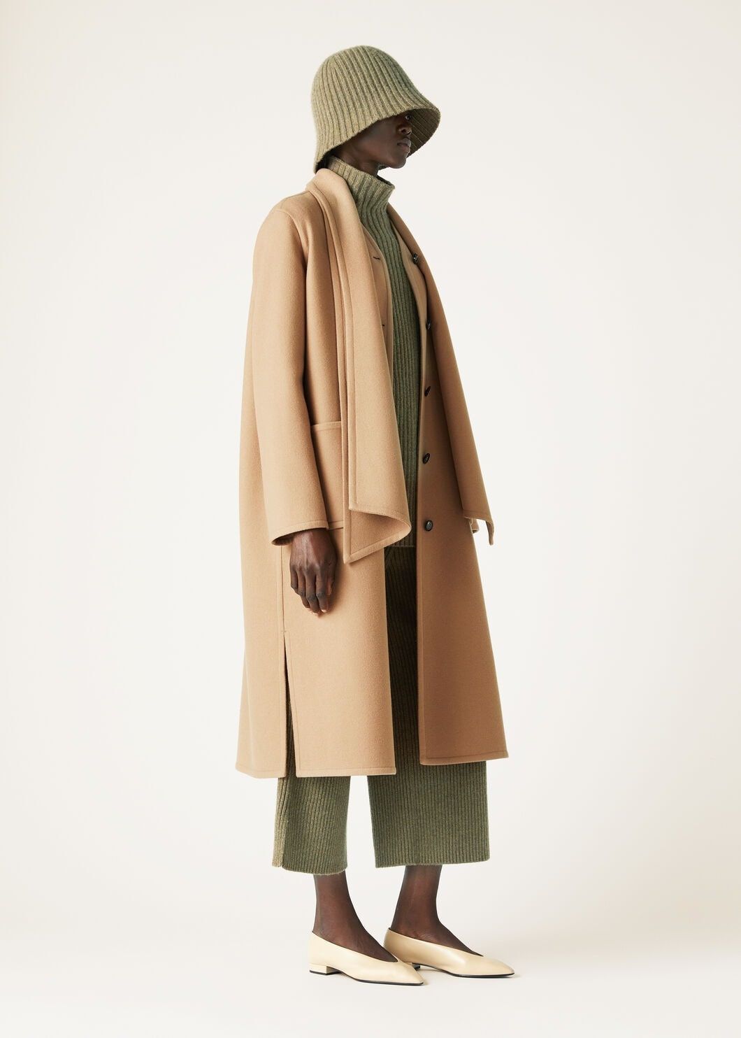Loro Piana o1w1db10825 FAO9354 Gladwin Coat in Brown Size XS / US 0-2 / IT 36-38 - 4 Thumbnail