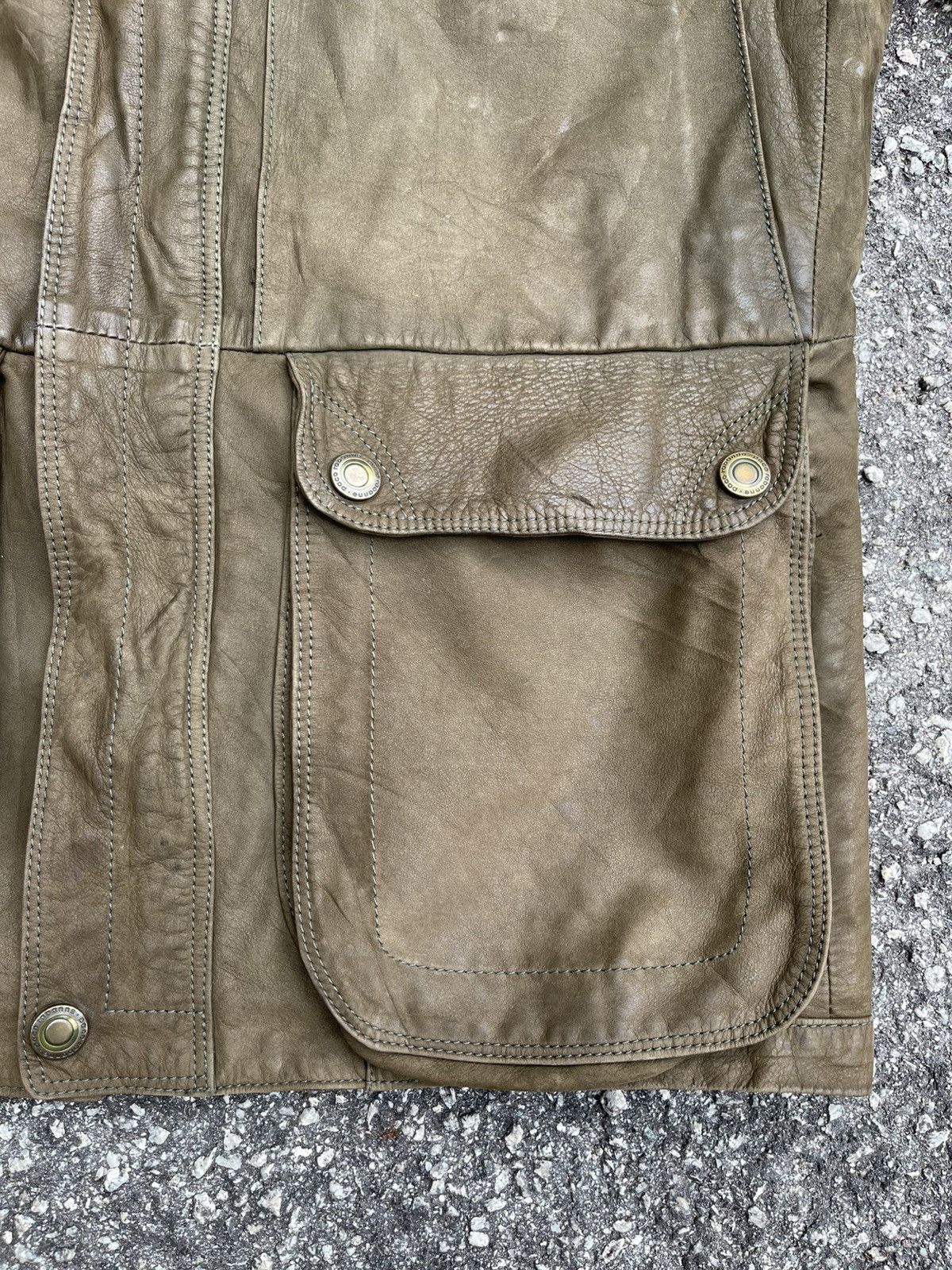 Designer Paco Rabbane Leather Jacket Size US L / EU 52-54 / 3 - 3 Thumbnail