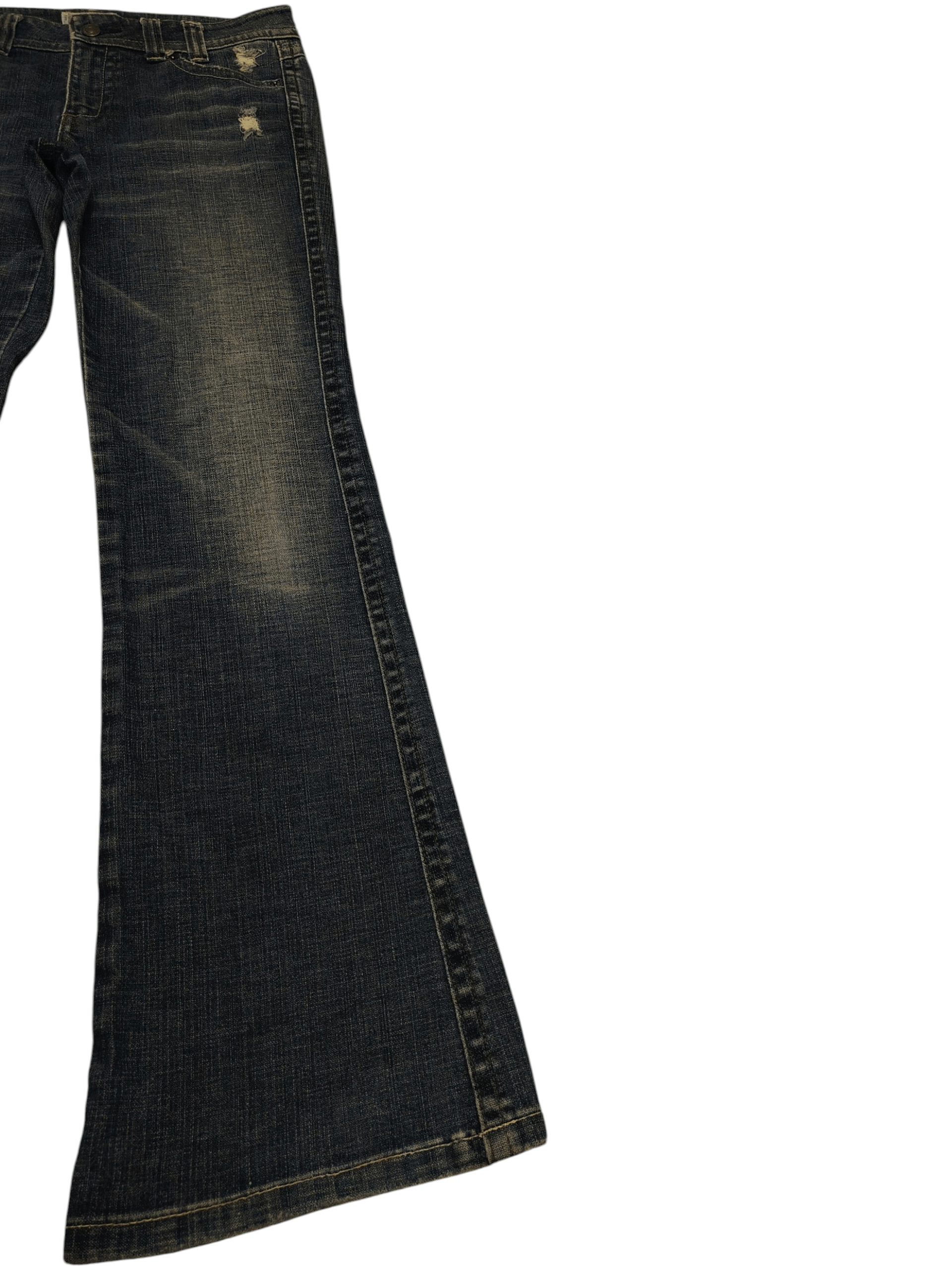 Le Grande Bleu (L.G.B.) Japanese 22 octobre Flared Jeans Bootcut Size 30" / US 8 / IT 44 - 6 Thumbnail