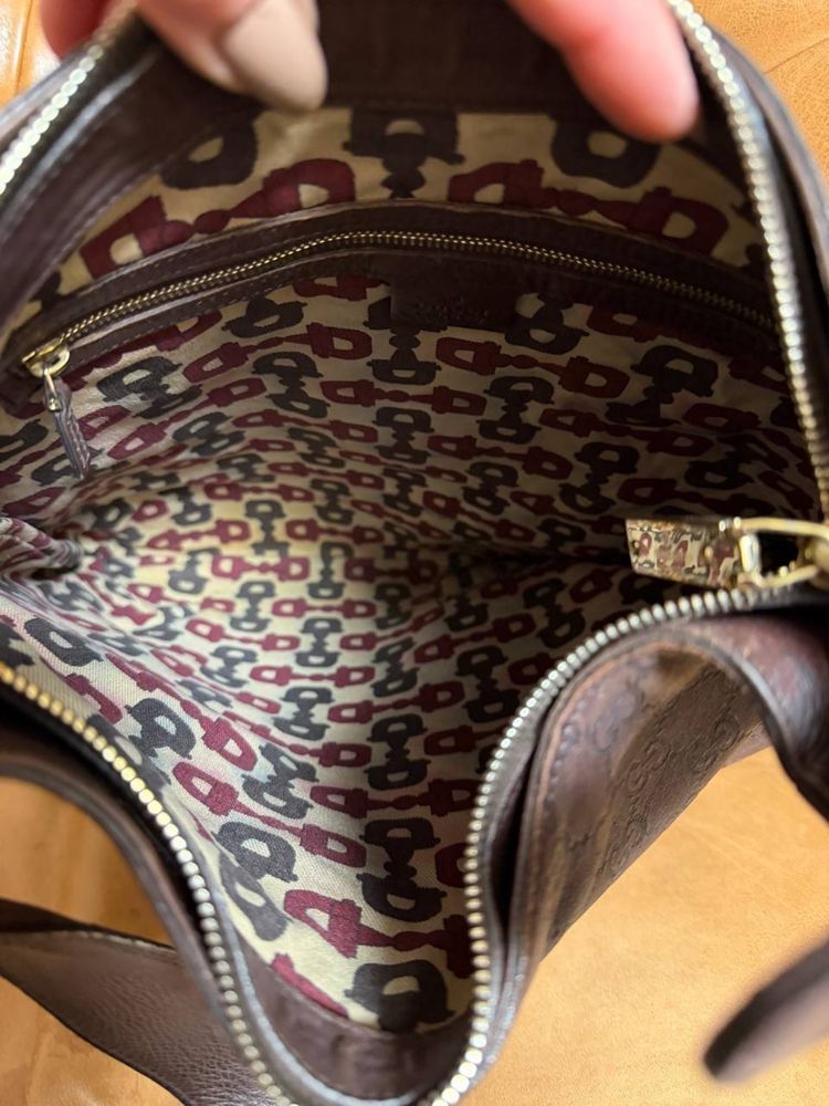 Gucci Gucci Leather Horsebit Monogram Hobo Bag Size ONE SIZE - 3 Thumbnail
