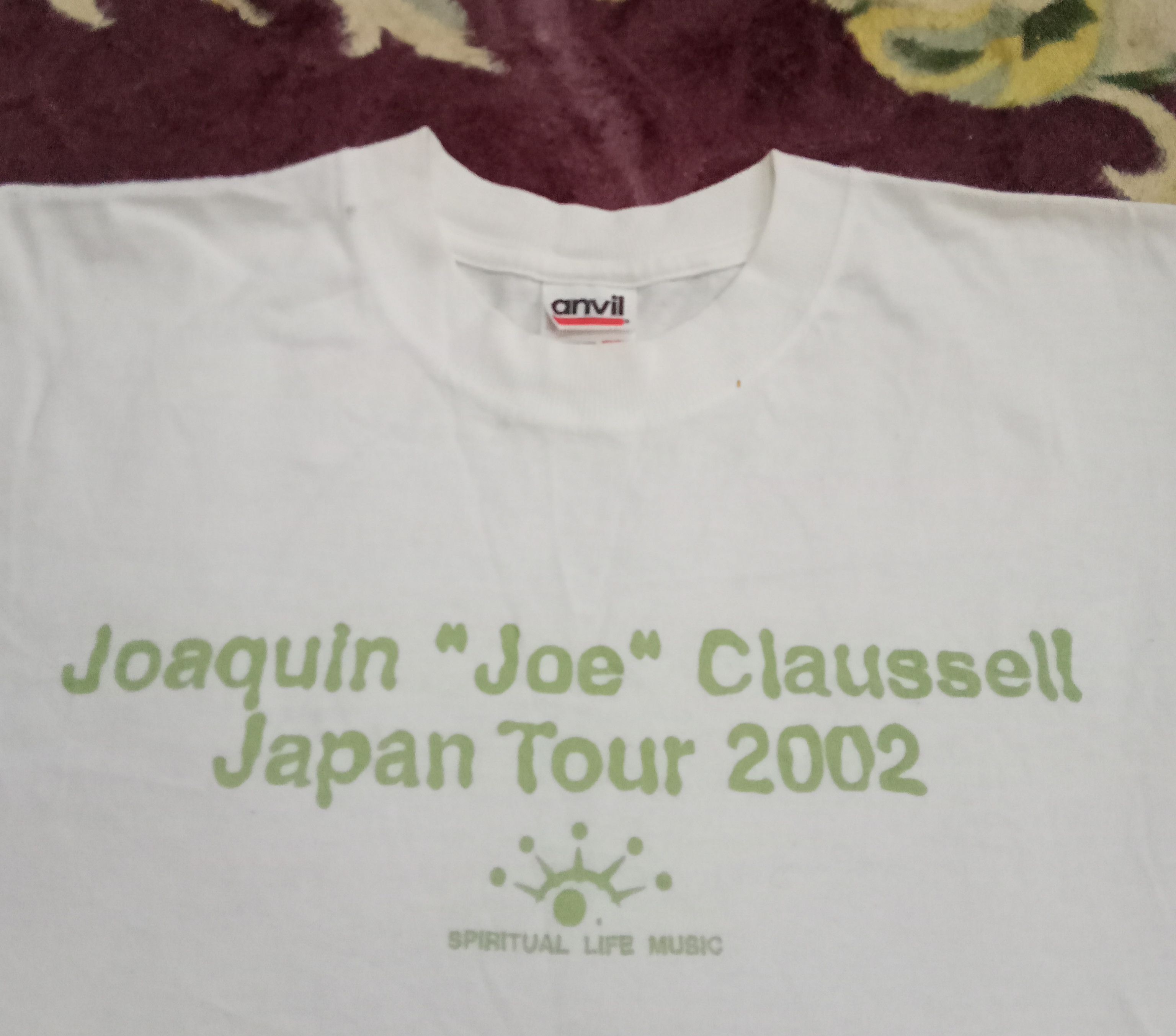 Anvil × Band Tees Joaquin Joe Claussell Japan Tour 2002 (with autograph) Size US L / EU 52-54 / 3 - 3 Thumbnail