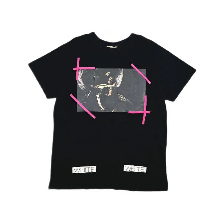Off-White OFF-WHITE Casual Stylish Round Neck T-Shirt 0079 Size US M / EU 48-50 / 2 - 1 Thumbnail